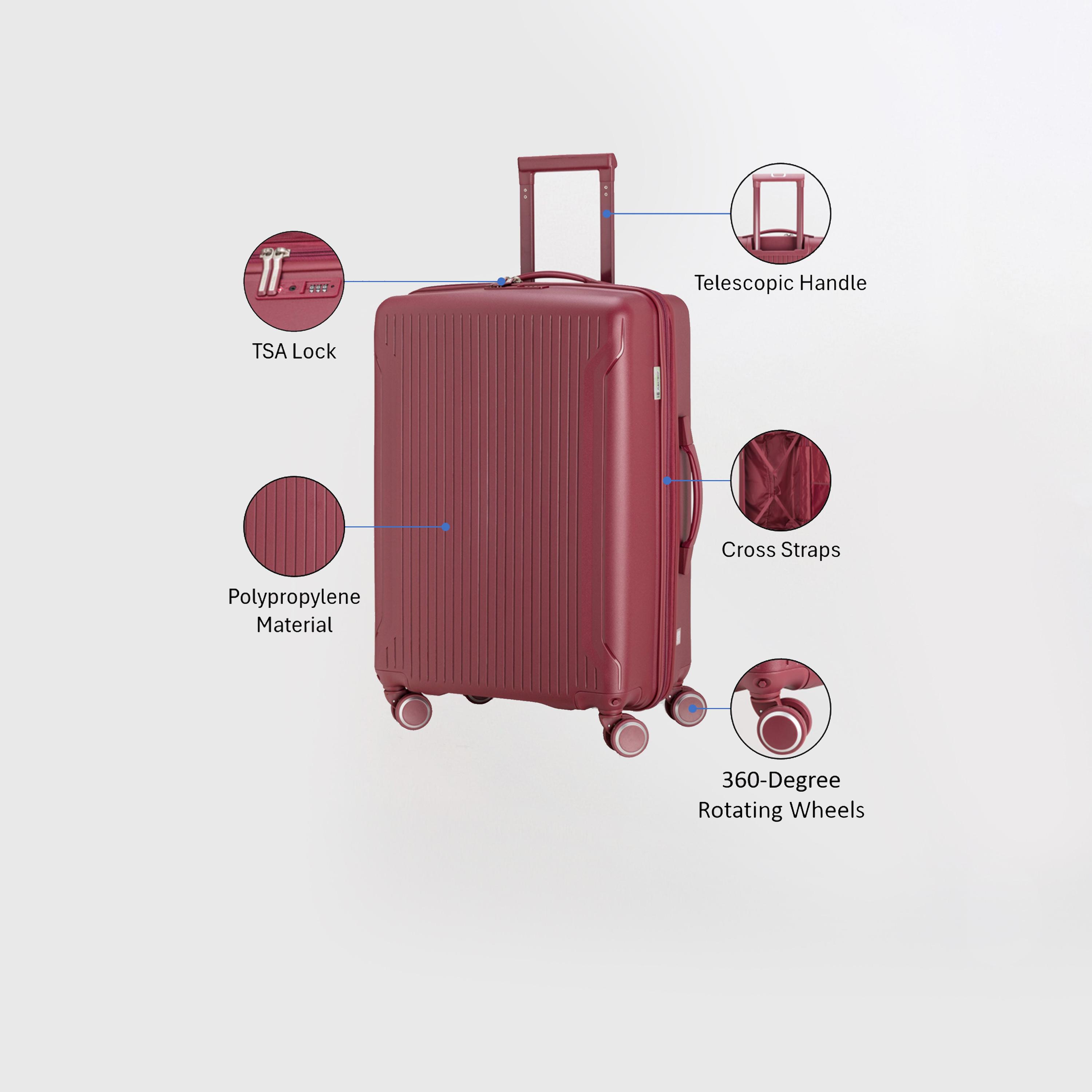كابريسا - شنطة سفر فليكسيتك متوسطة أربع عجلات دوارة  65 سم-travel-luggagesandbags-luggage-image-11