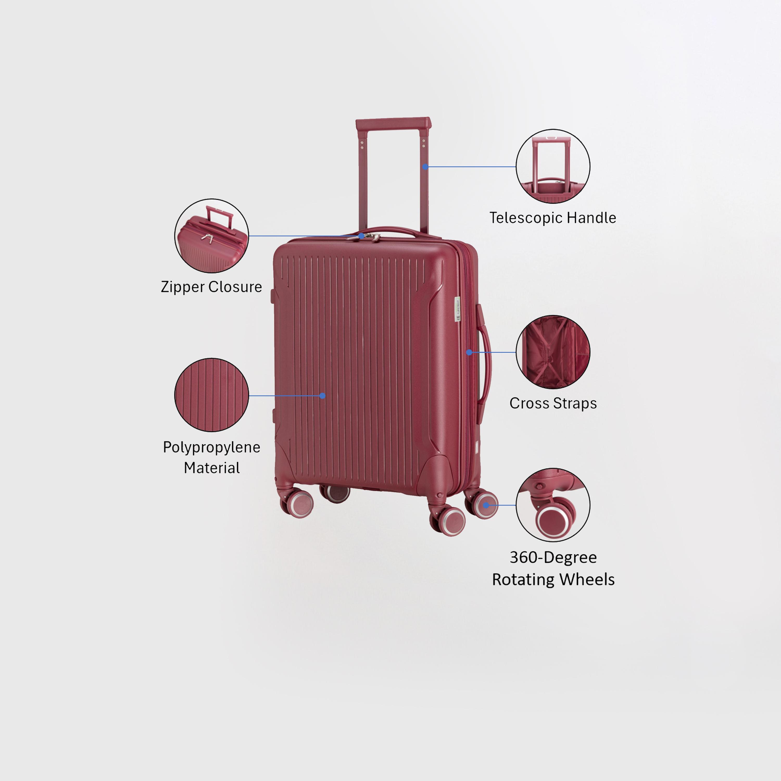 كابريسا - شنطة سفر فليكسيتك صغيرة أربع عجلات دوارة 55 سم-travel-luggagesandbags-luggage-image-19