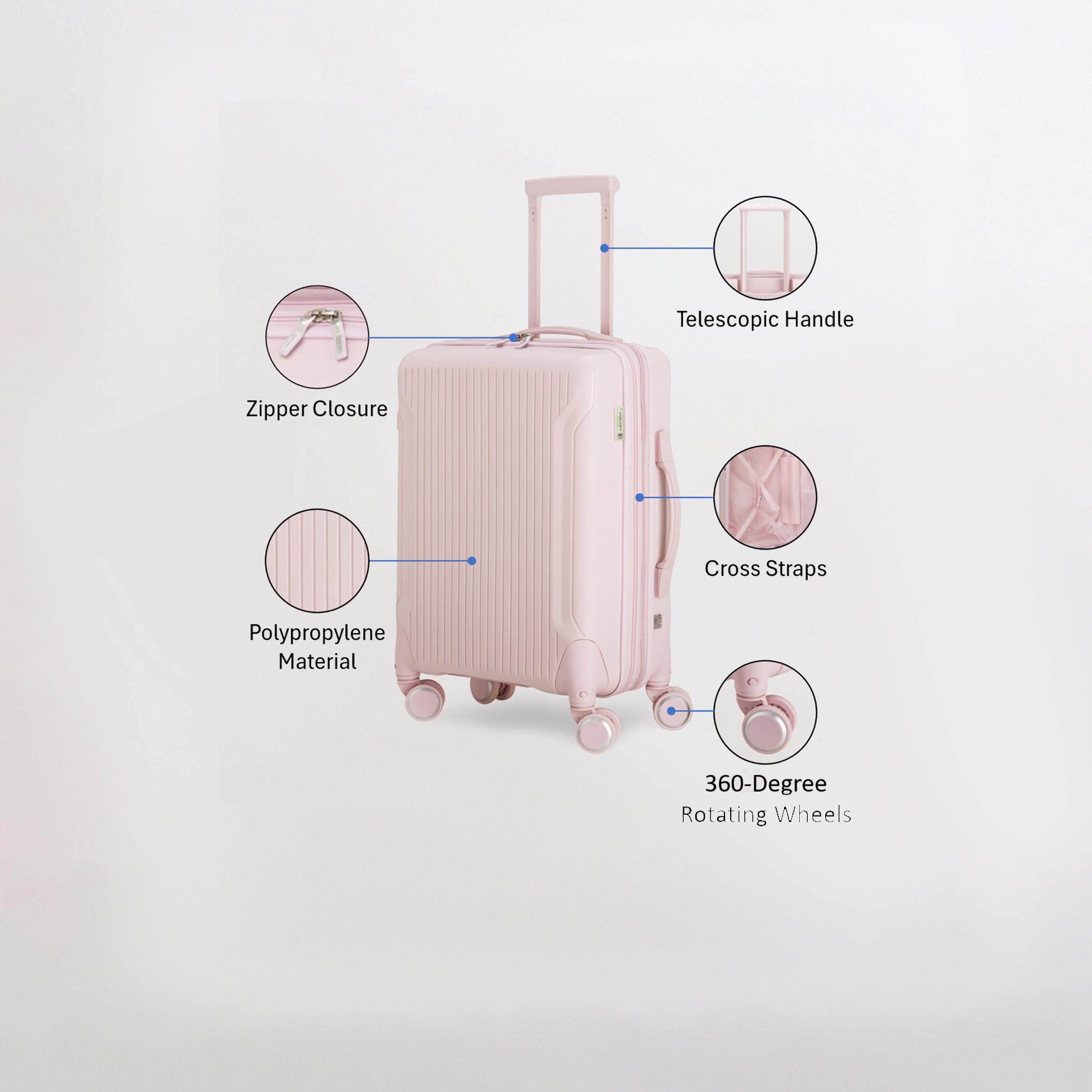 كابريسا - شنطة سفر فليكسيتك صغيرة أربع عجلات دوارة 55 سم-travel-luggagesandbags-luggage-image-35