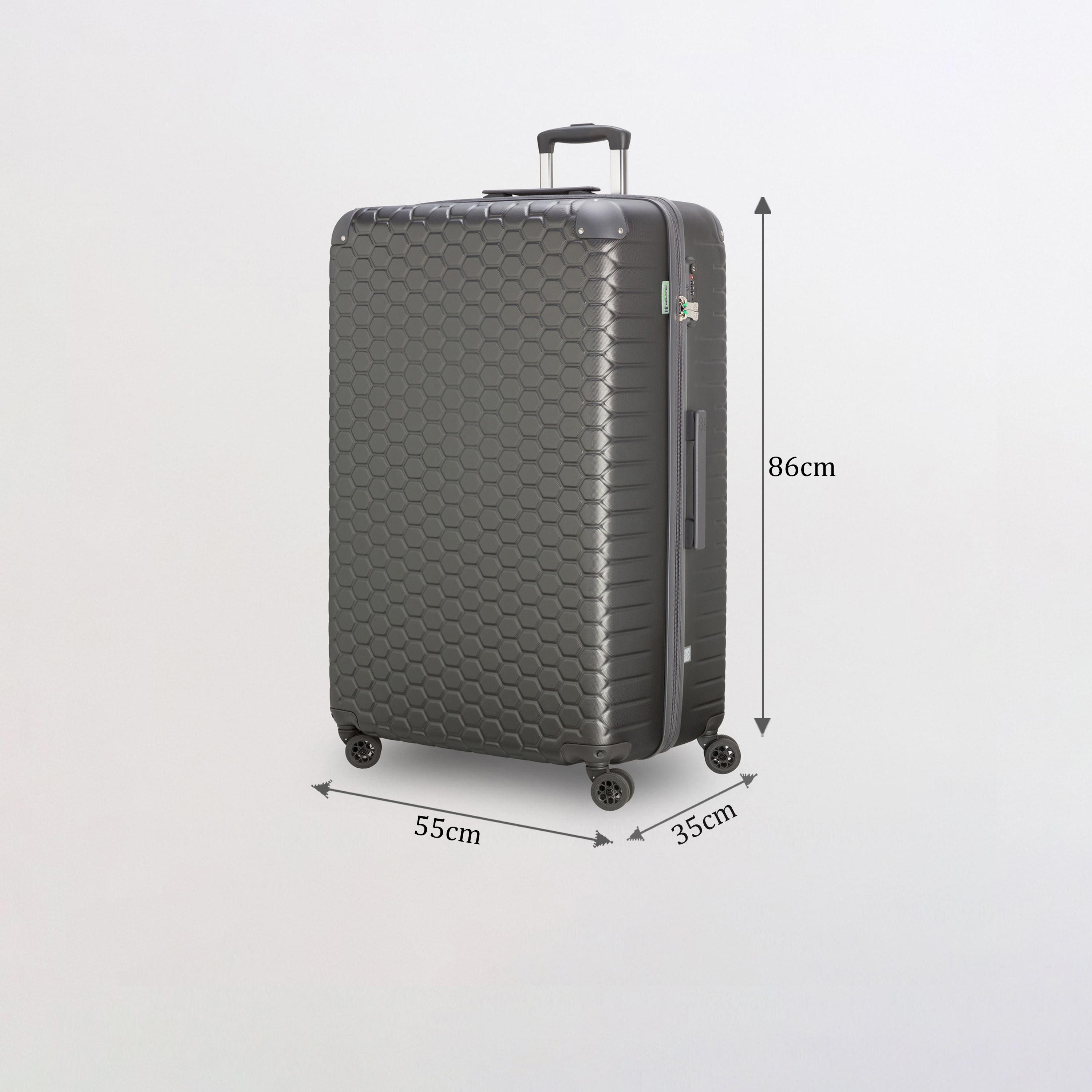 Carpisa Gotech Green 86 CM Extra Large 4-Wheeler Spinner Trolley Bag-travel-luggagesandbags-luggage-image-2