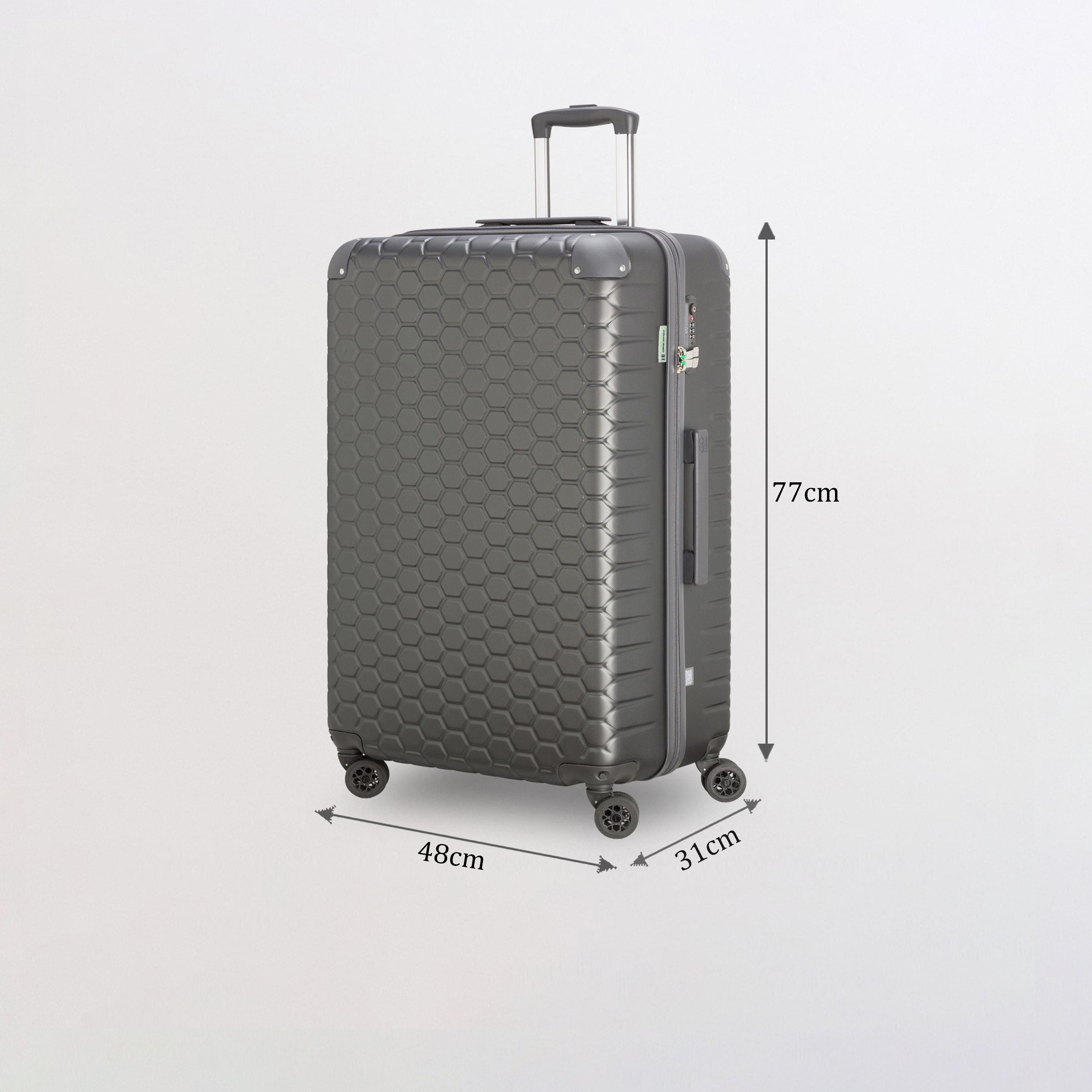 كابريسا - شنطة سفر جوتيك جوتيك كبيرة أربع عجلات دوارة - أخضر 77 سم-travel-luggagesandbags-luggage-image-10
