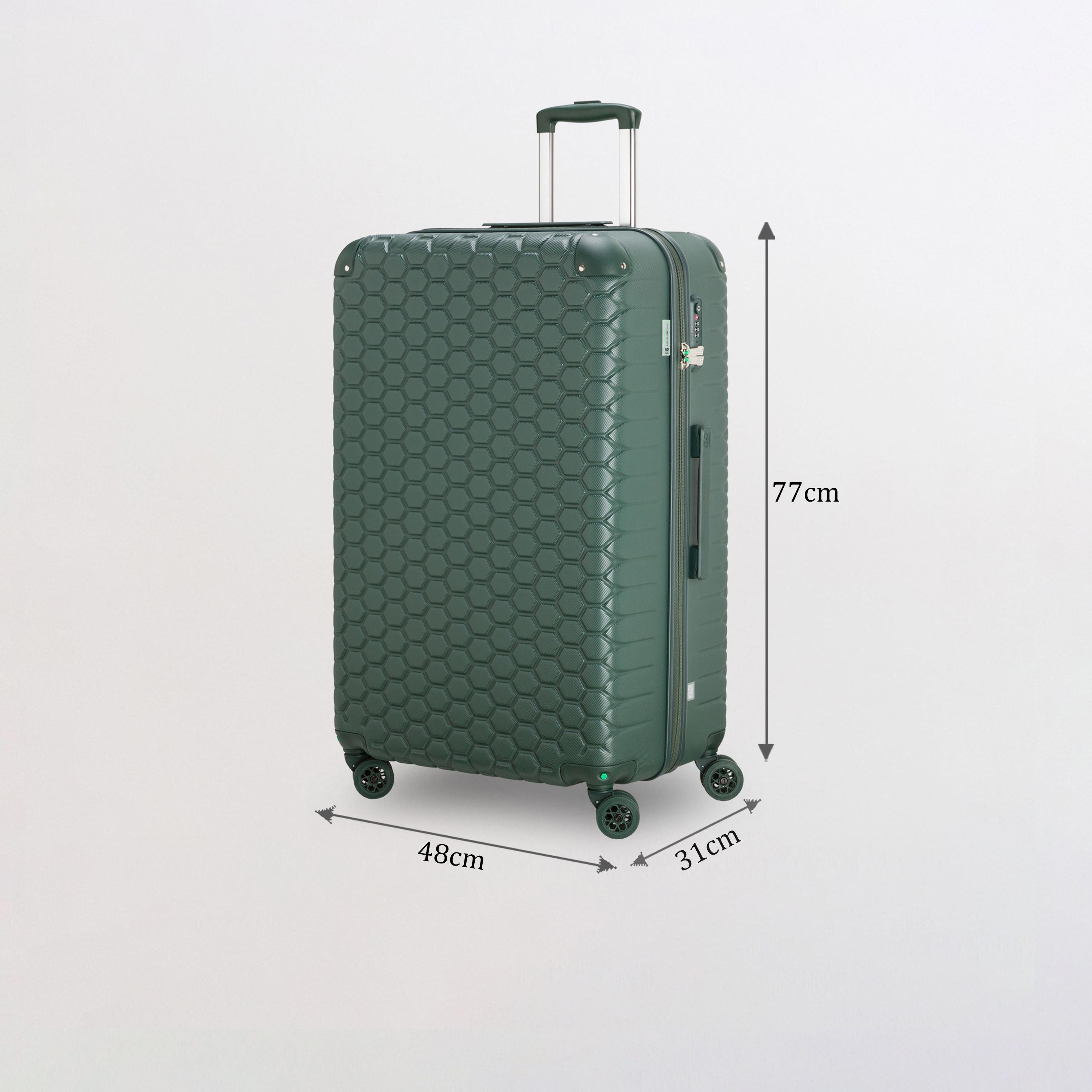 كابريسا - شنطة سفر جوتيك جوتيك كبيرة أربع عجلات دوارة - أخضر 77 سم-travel-luggagesandbags-luggage-image-26