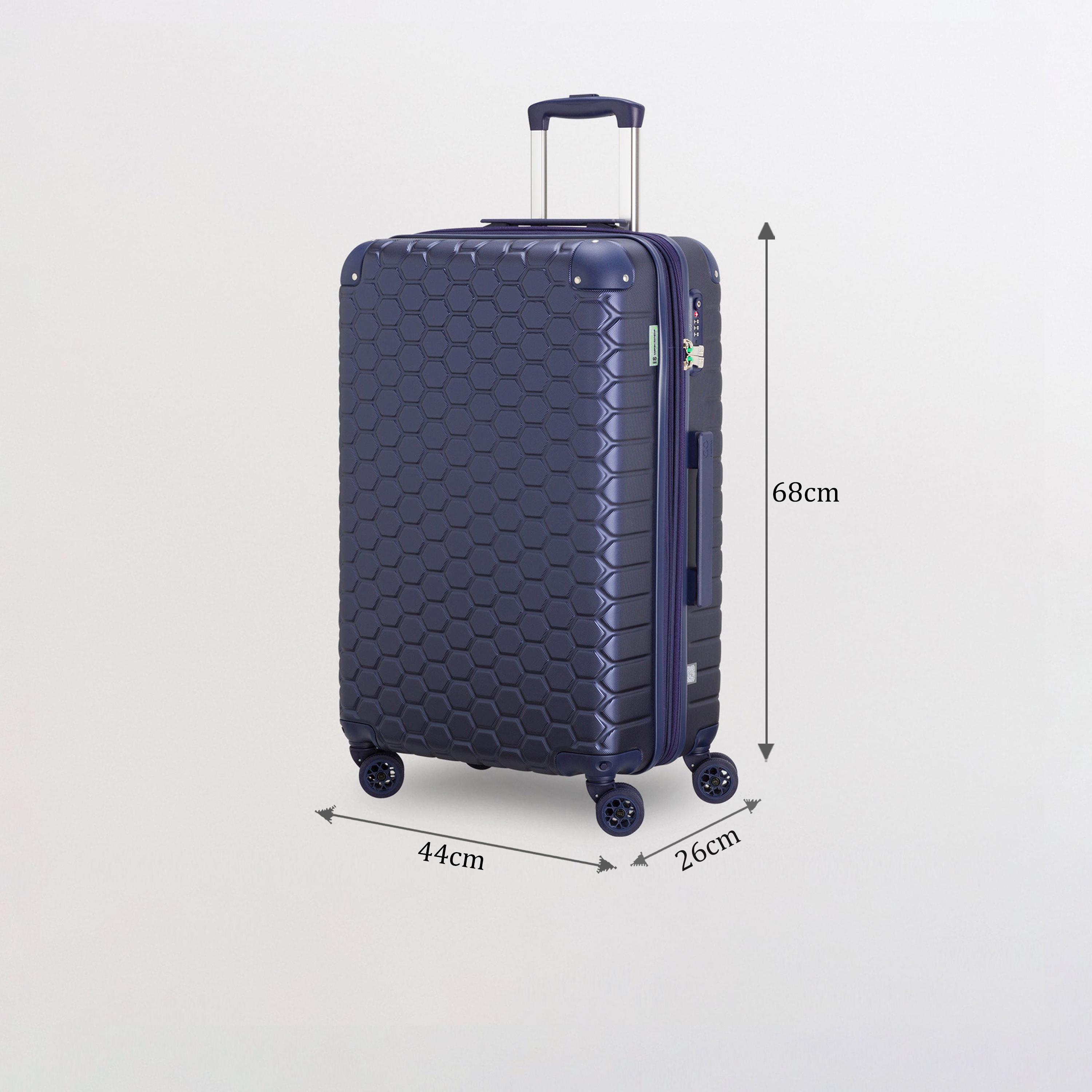 Carpisa Gotech Green 68 CM Medium 4-Wheeler Spinner Trolley Bag-travel-luggagesandbags-luggage-image-2