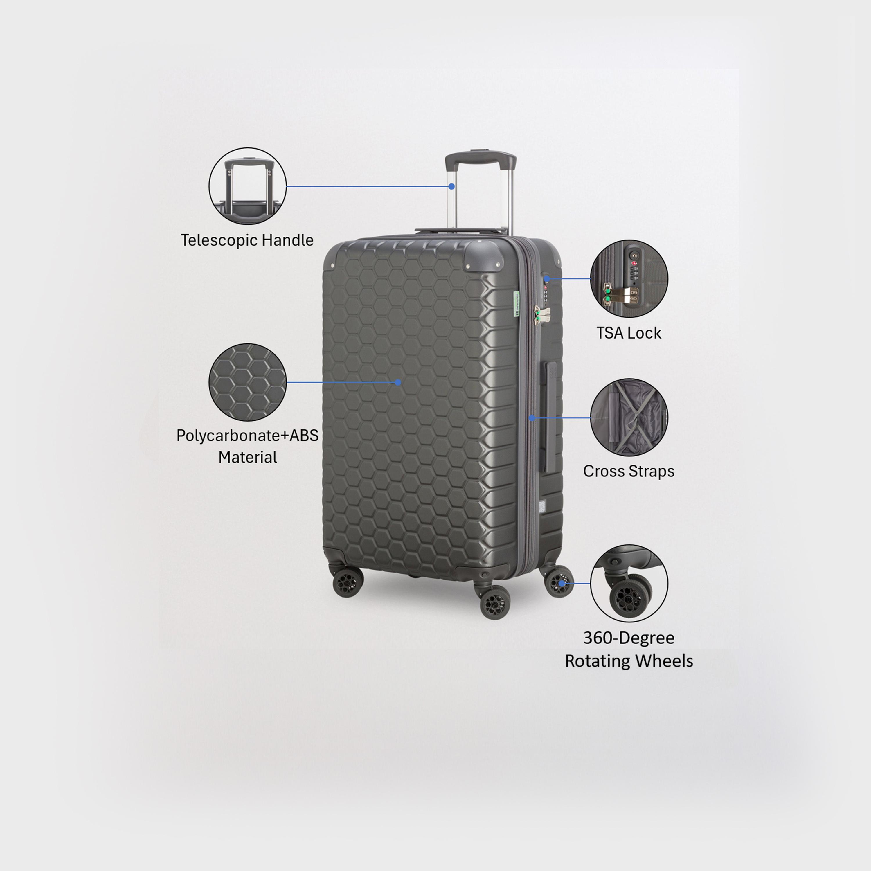 Carpisa Gotech Green 68 CM Medium 4-Wheeler Spinner Trolley Bag-travel-luggagesandbags-luggage-image-11