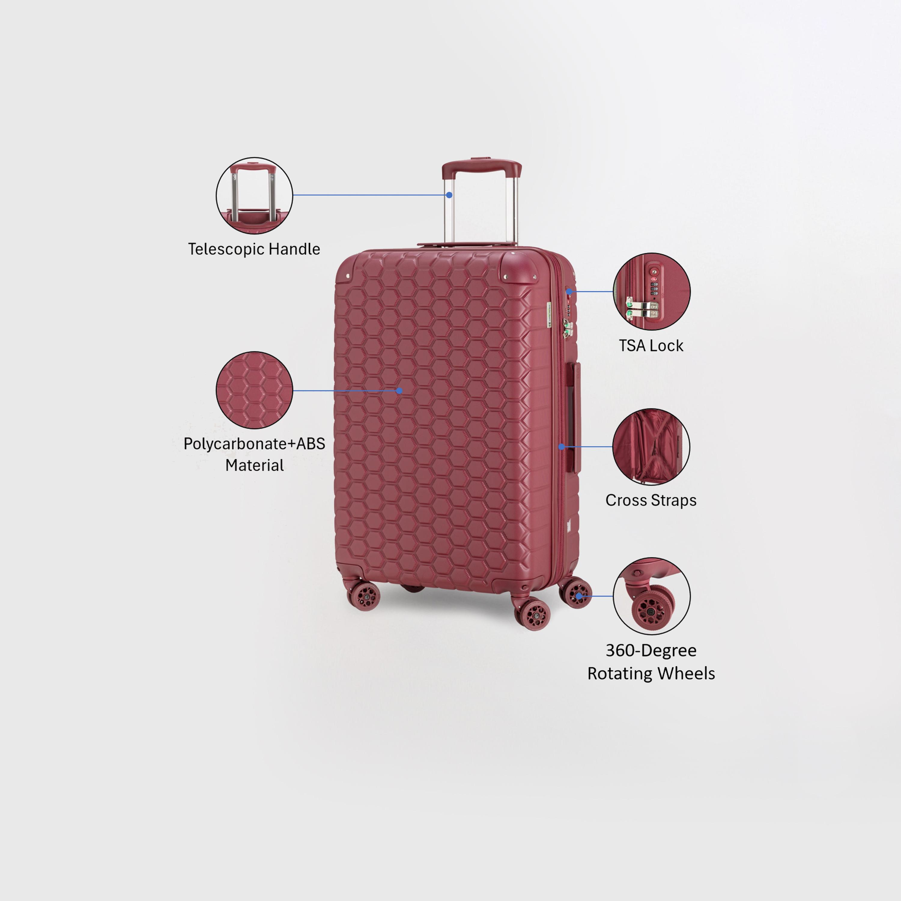 Carpisa Gotech Green 68 CM Medium 4-Wheeler Spinner Trolley Bag-travel-luggagesandbags-luggage-image-51