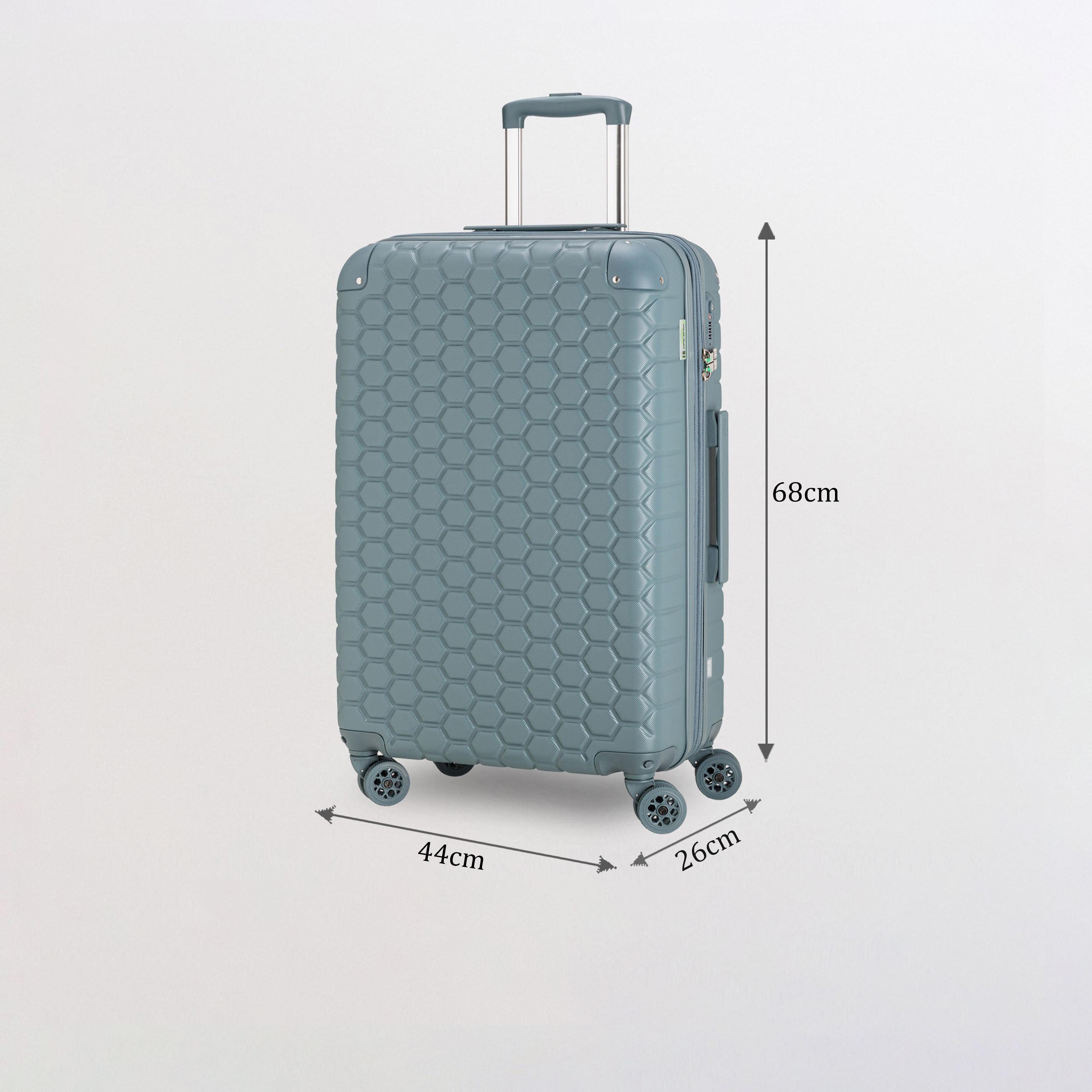 Carpisa Gotech Green 68 CM Medium 4-Wheeler Spinner Trolley Bag-travel-luggagesandbags-luggage-image-58