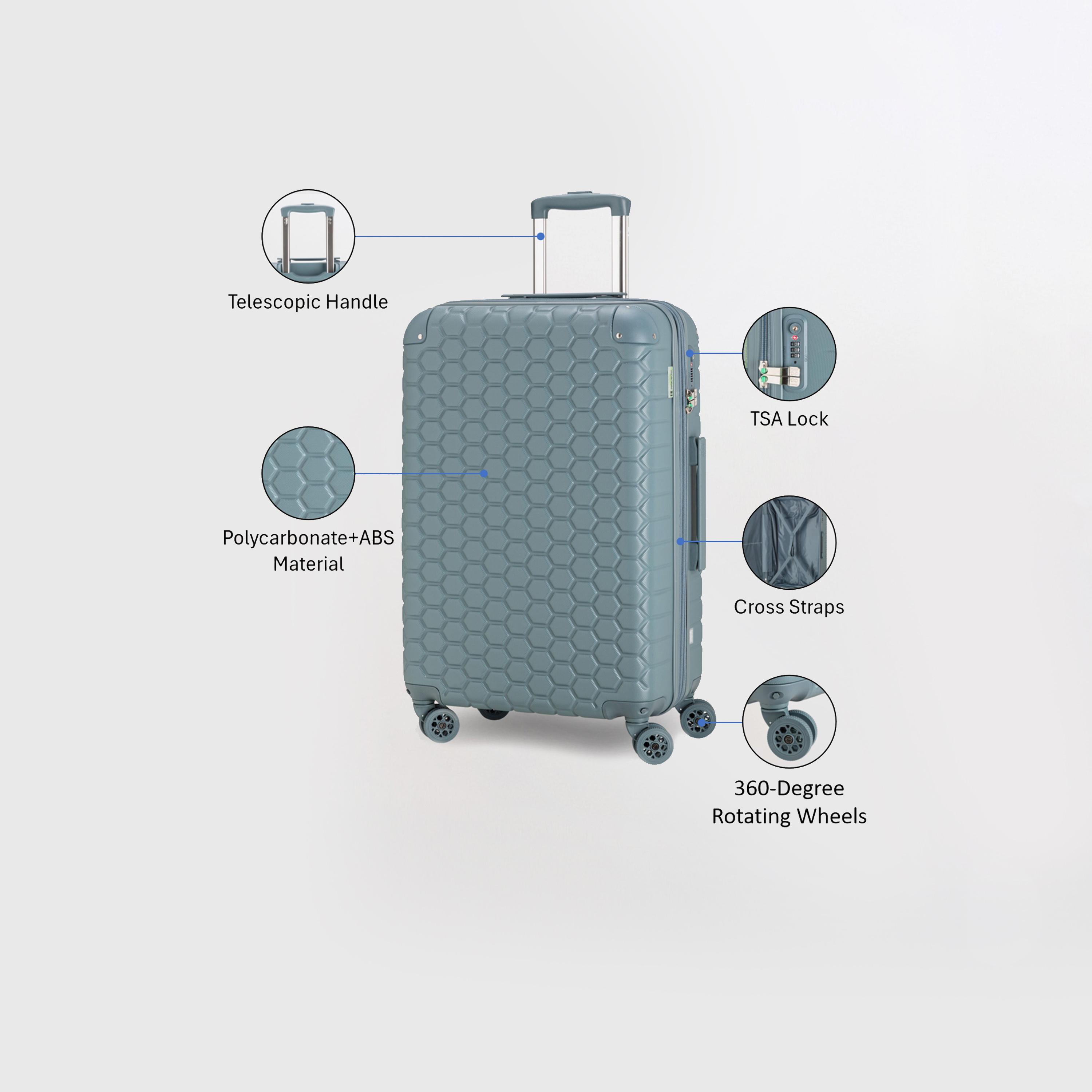 Carpisa Gotech Green 68 CM Medium 4-Wheeler Spinner Trolley Bag-travel-luggagesandbags-luggage-image-59
