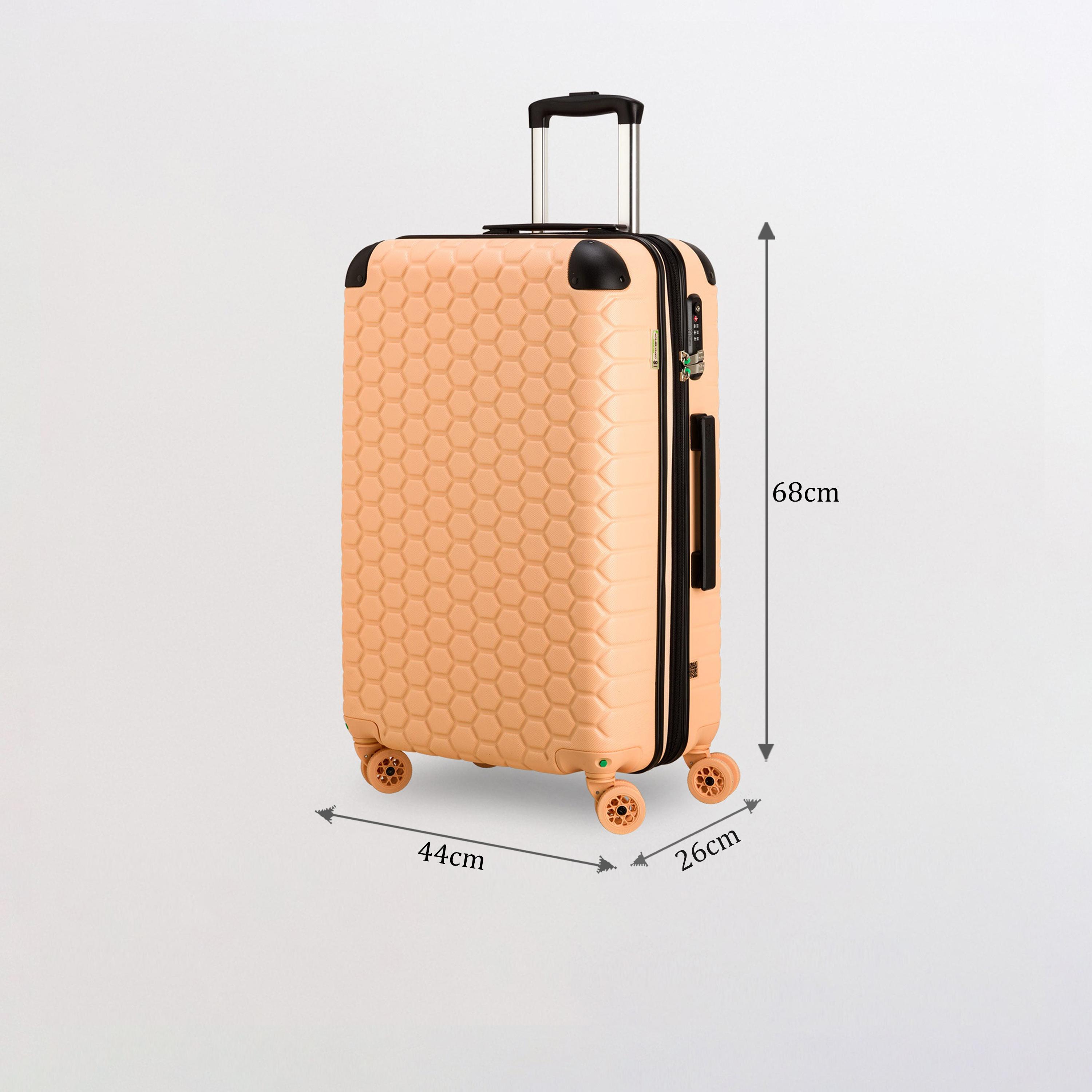 Carpisa Gotech Green 68 CM Medium 4-Wheeler Spinner Trolley Bag-travel-luggagesandbags-luggage-image-66