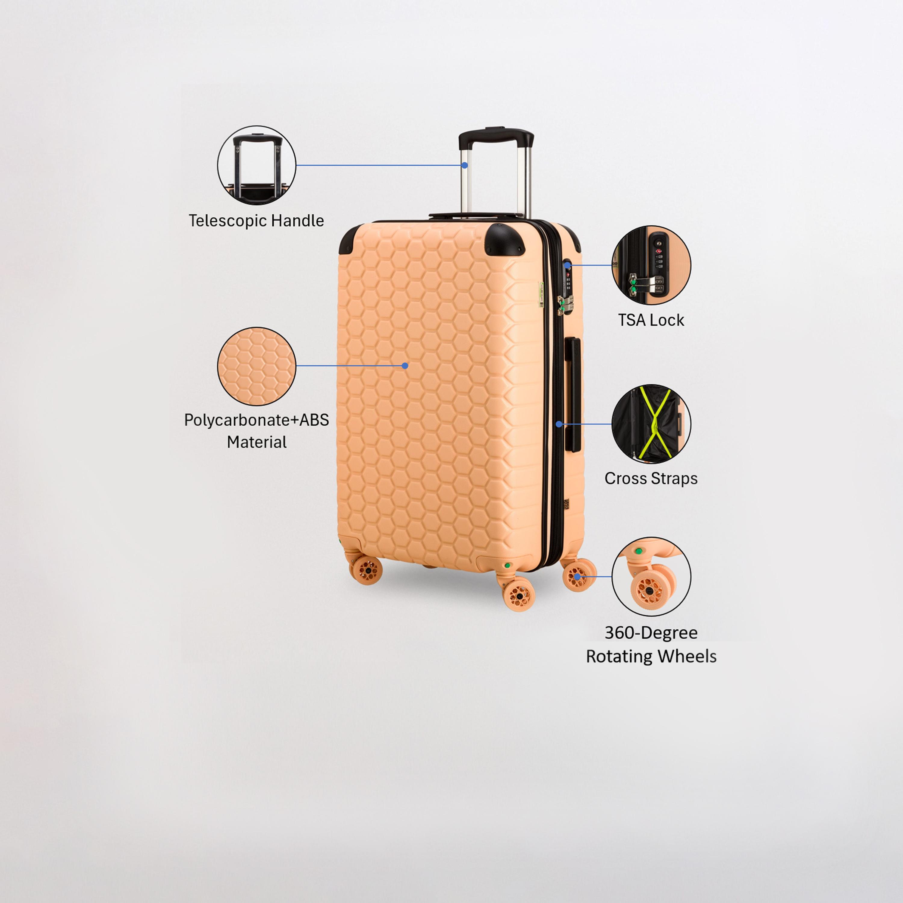 Carpisa Gotech Green 68 CM Medium 4-Wheeler Spinner Trolley Bag-travel-luggagesandbags-luggage-image-67
