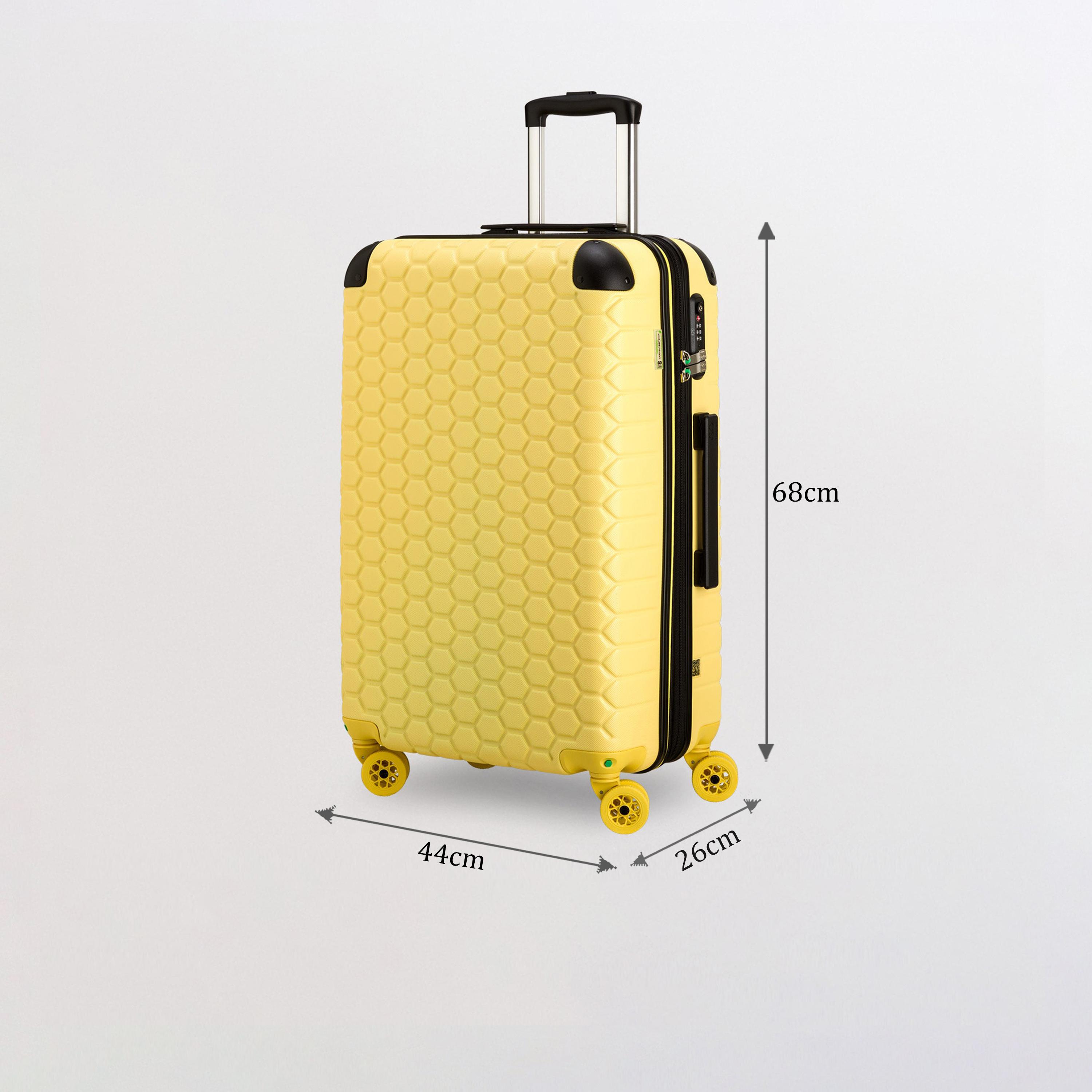 Carpisa Gotech Green 68 CM Medium 4-Wheeler Spinner Trolley Bag-travel-luggagesandbags-luggage-image-74