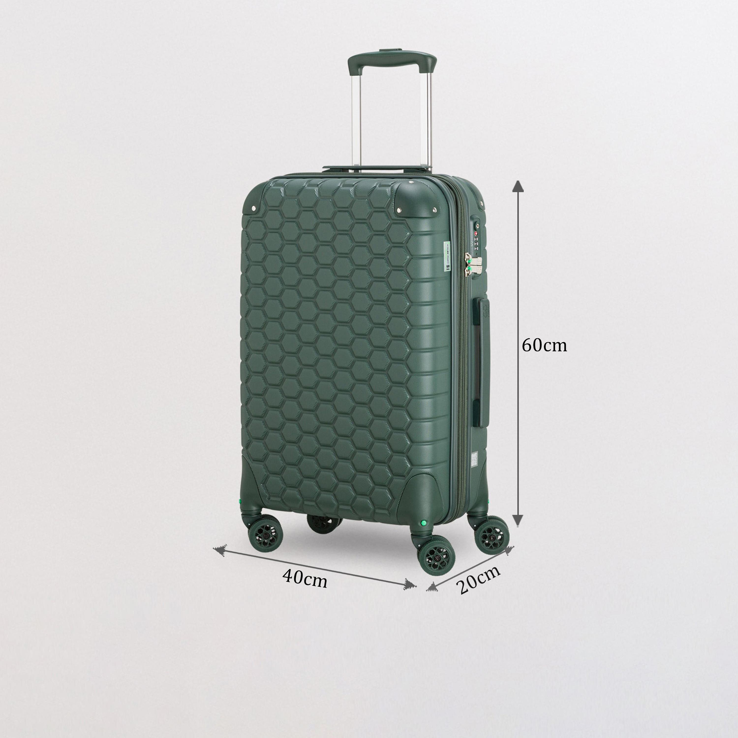 Carpisa Gotech Green 60 CM Small Cabin 4-Wheeler Spinner Trolley Bag-travel-luggagesandbags-luggage-image-26