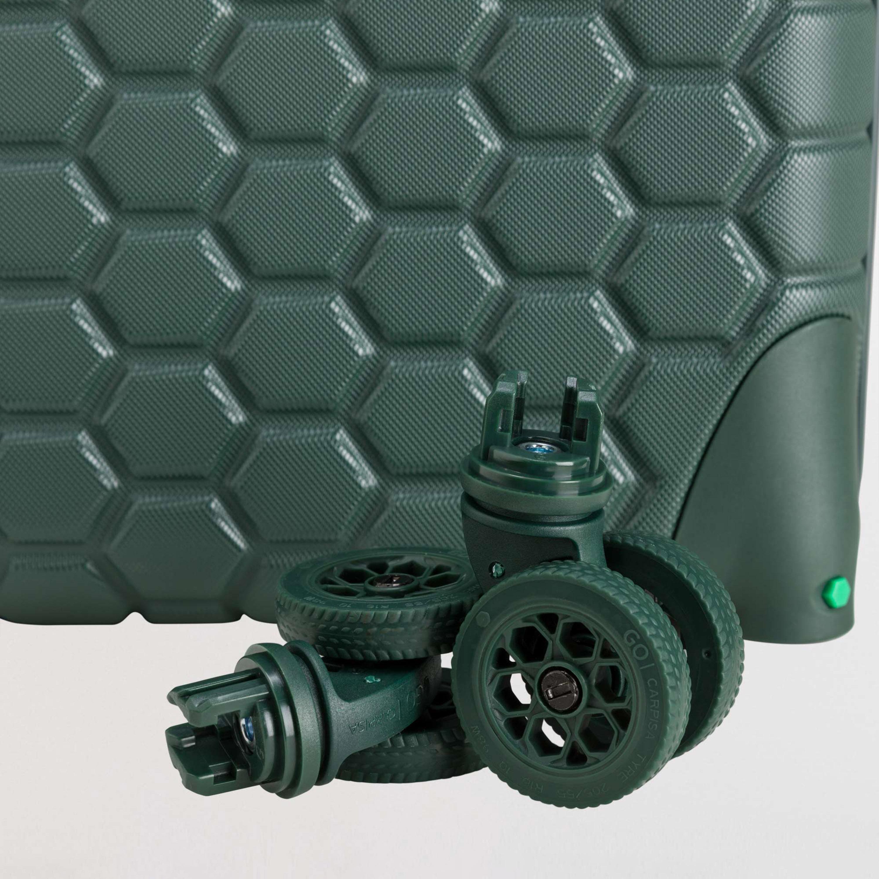 Carpisa Gotech Green 60 CM Small Cabin 4-Wheeler Spinner Trolley Bag-travel-luggagesandbags-luggage-image-32