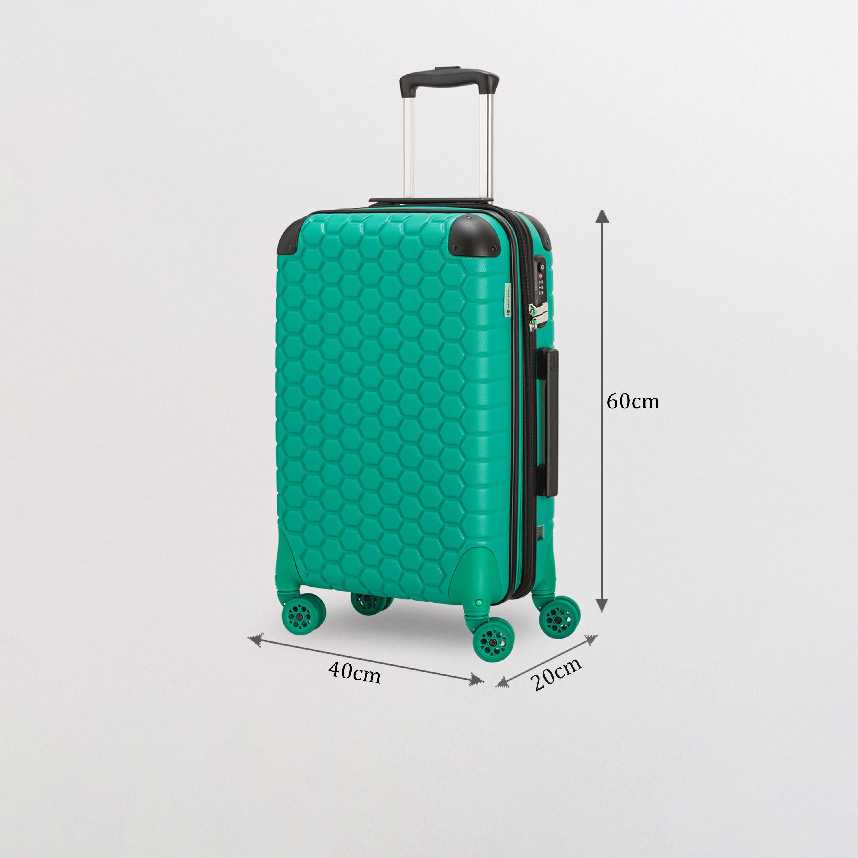 Carpisa Gotech Green 60 CM Small Cabin 4-Wheeler Spinner Trolley Bag-travel-luggagesandbags-luggage-image-66