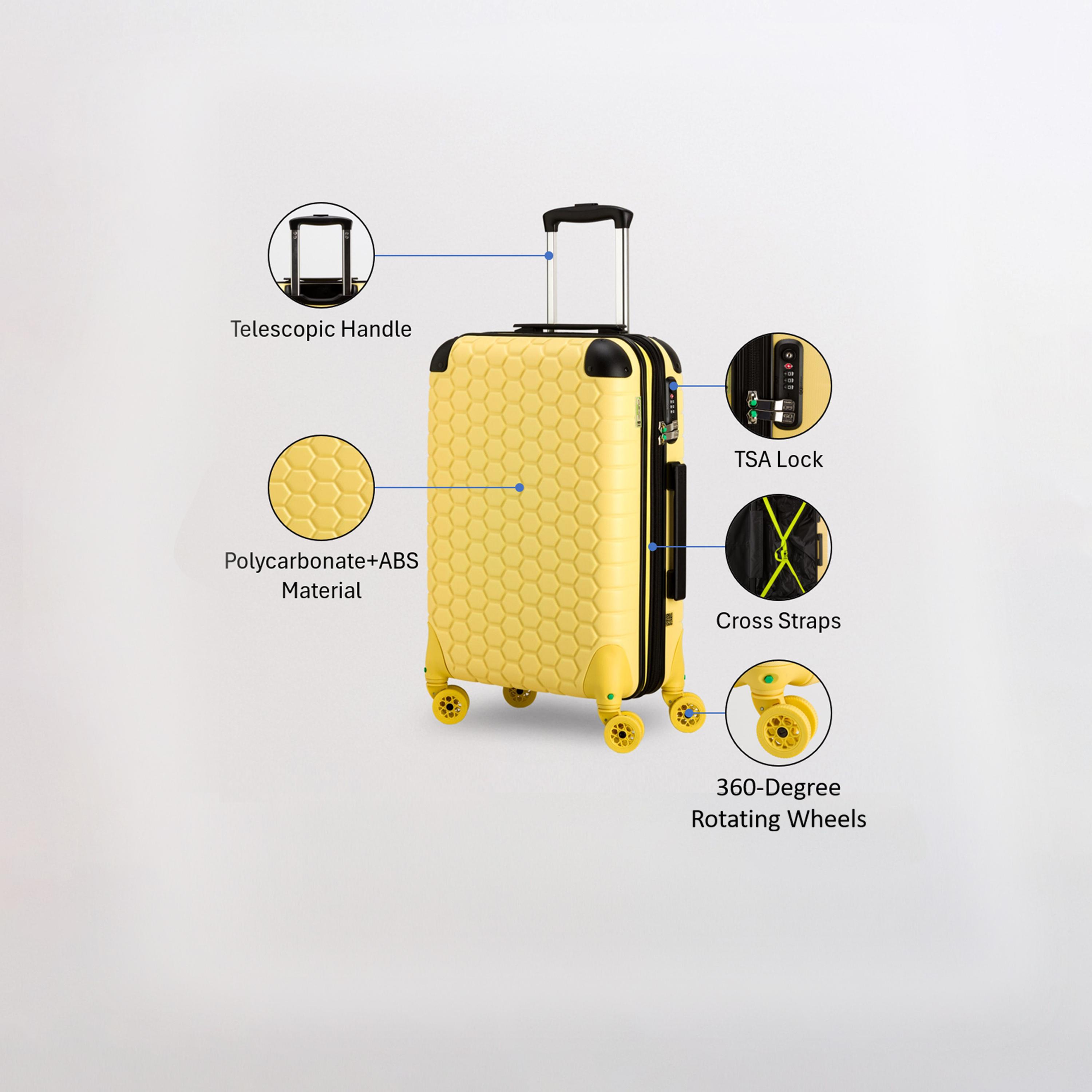 Carpisa Gotech Green 60 CM Small Cabin 4-Wheeler Spinner Trolley Bag-travel-luggagesandbags-luggage-image-75