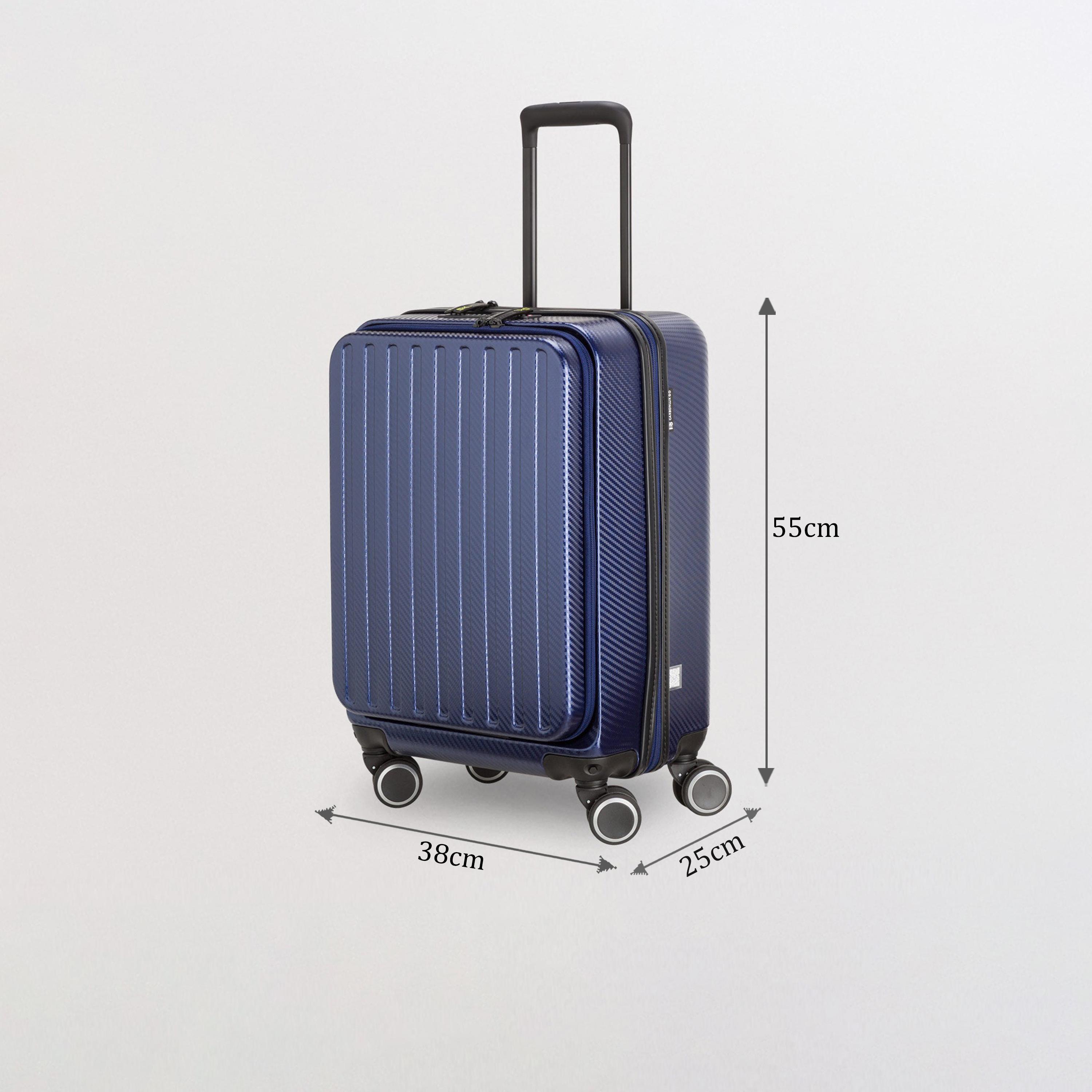 Carpisa Carbonlux Go 55 CM Small Cabin 4-Wheeler Spinner Trolley Bag-travel-luggagesandbags-luggage-image-2