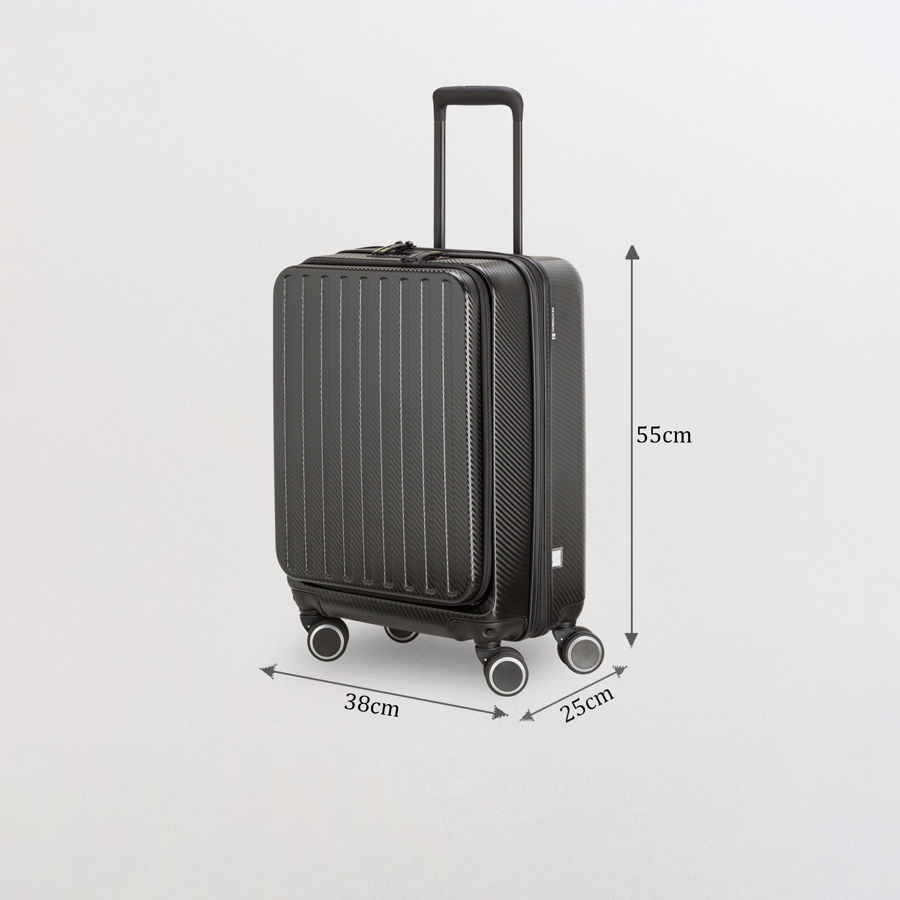 كابريسا - شنطة كاربونلوكس جو صغيرة أربع عجلات دوارة 55 سم-travel-luggagesandbags-luggage-image-10