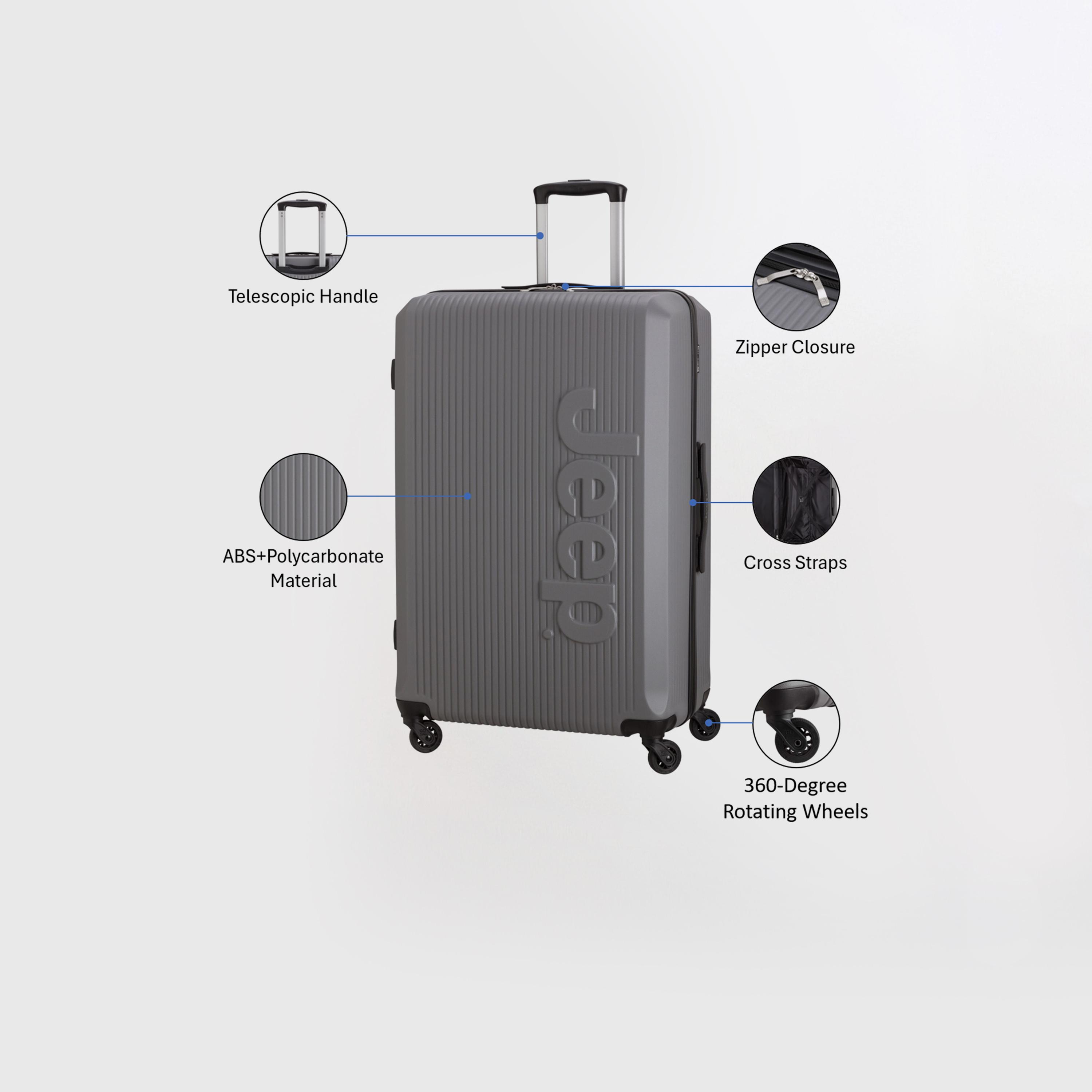 كابريسا - شنطة متروبوليس جيب كبيرة أربع عجلات دوارة 77 سم-travel-luggagesandbags-luggage-image-3