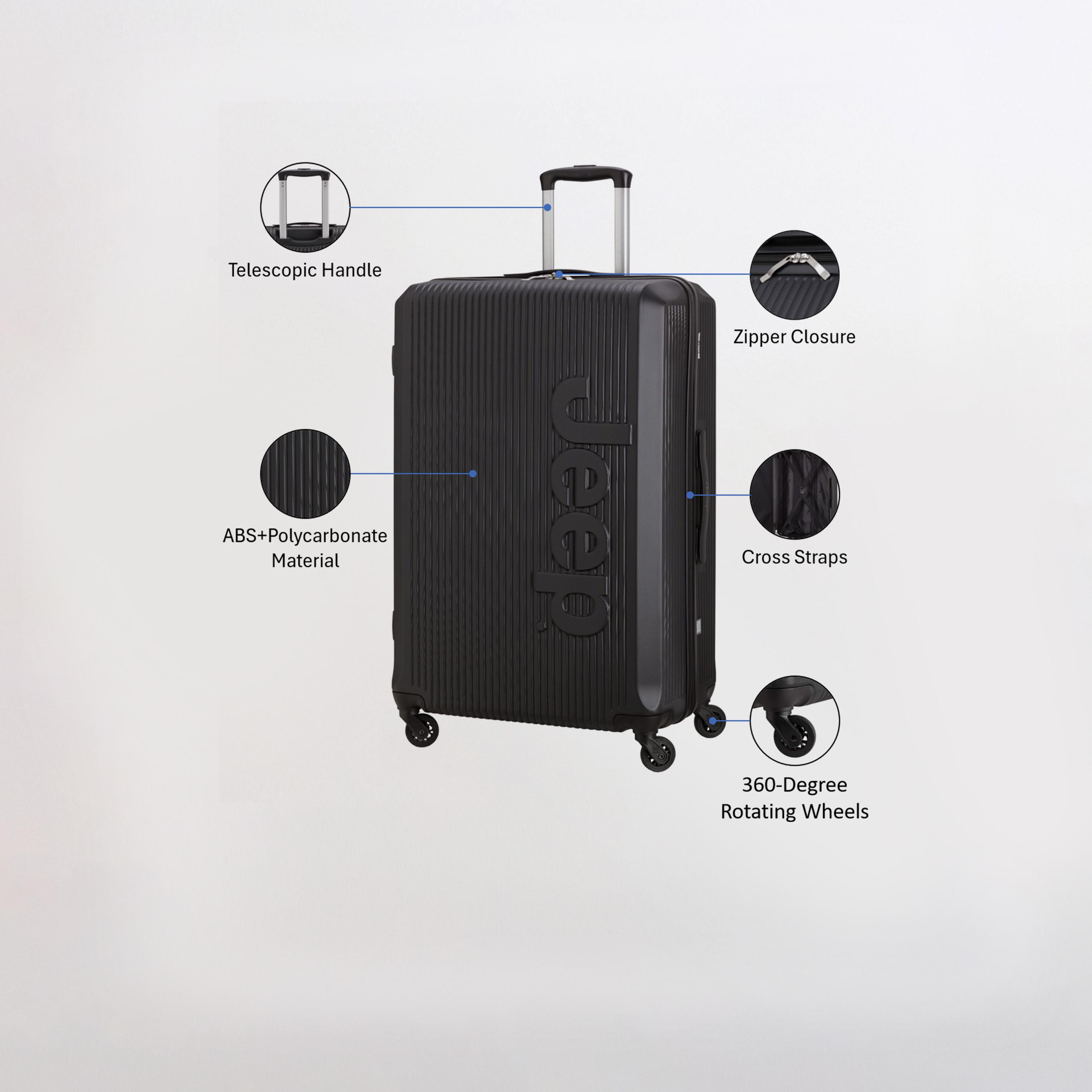 كابريسا - شنطة متروبوليس جيب كبيرة أربع عجلات دوارة 77 سم-travel-luggagesandbags-luggage-image-11