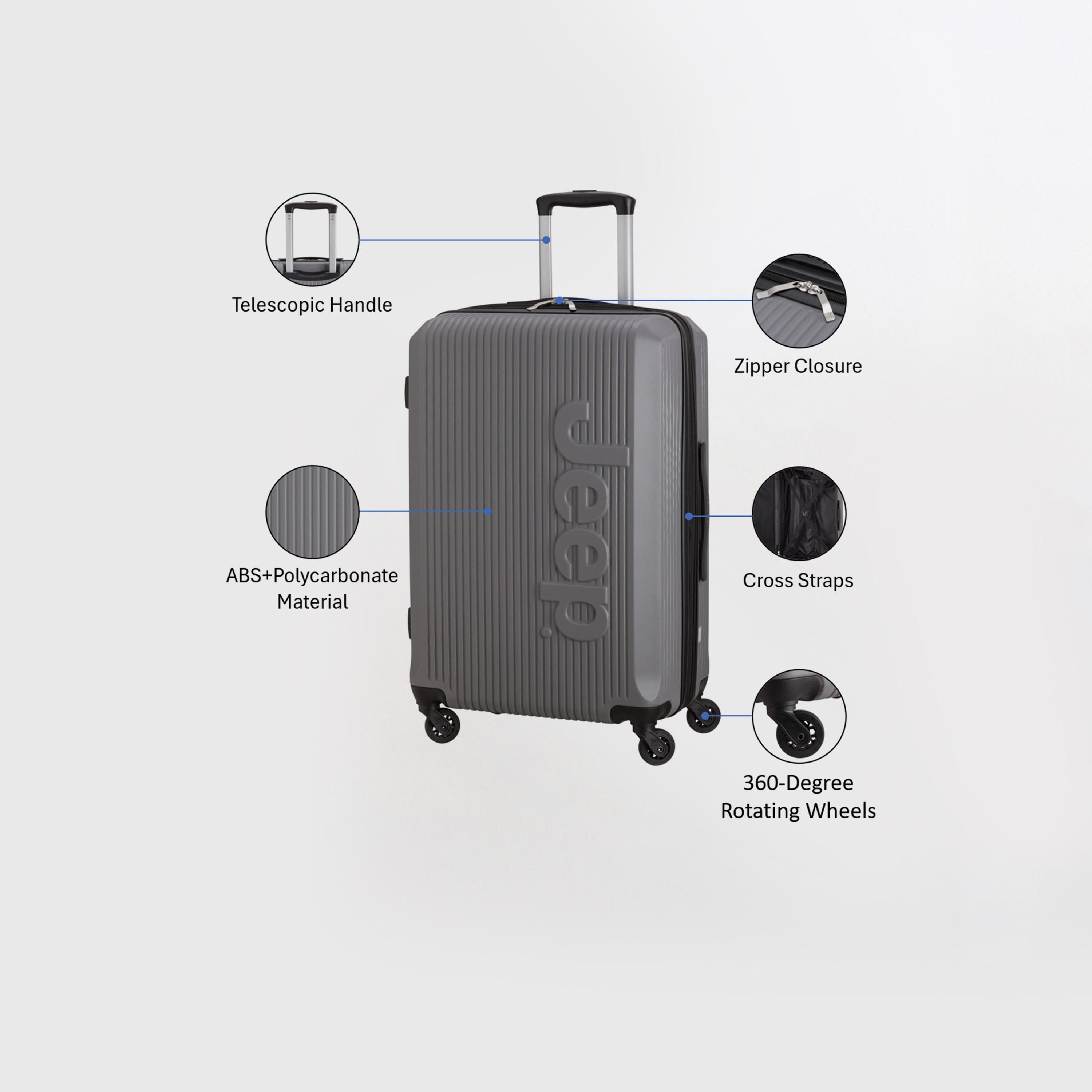 Carpisa Metropolis Jeep 67 CM Medium 4-Wheeler Spinner Trolley Bag-travel-luggagesandbags-luggage-image-3