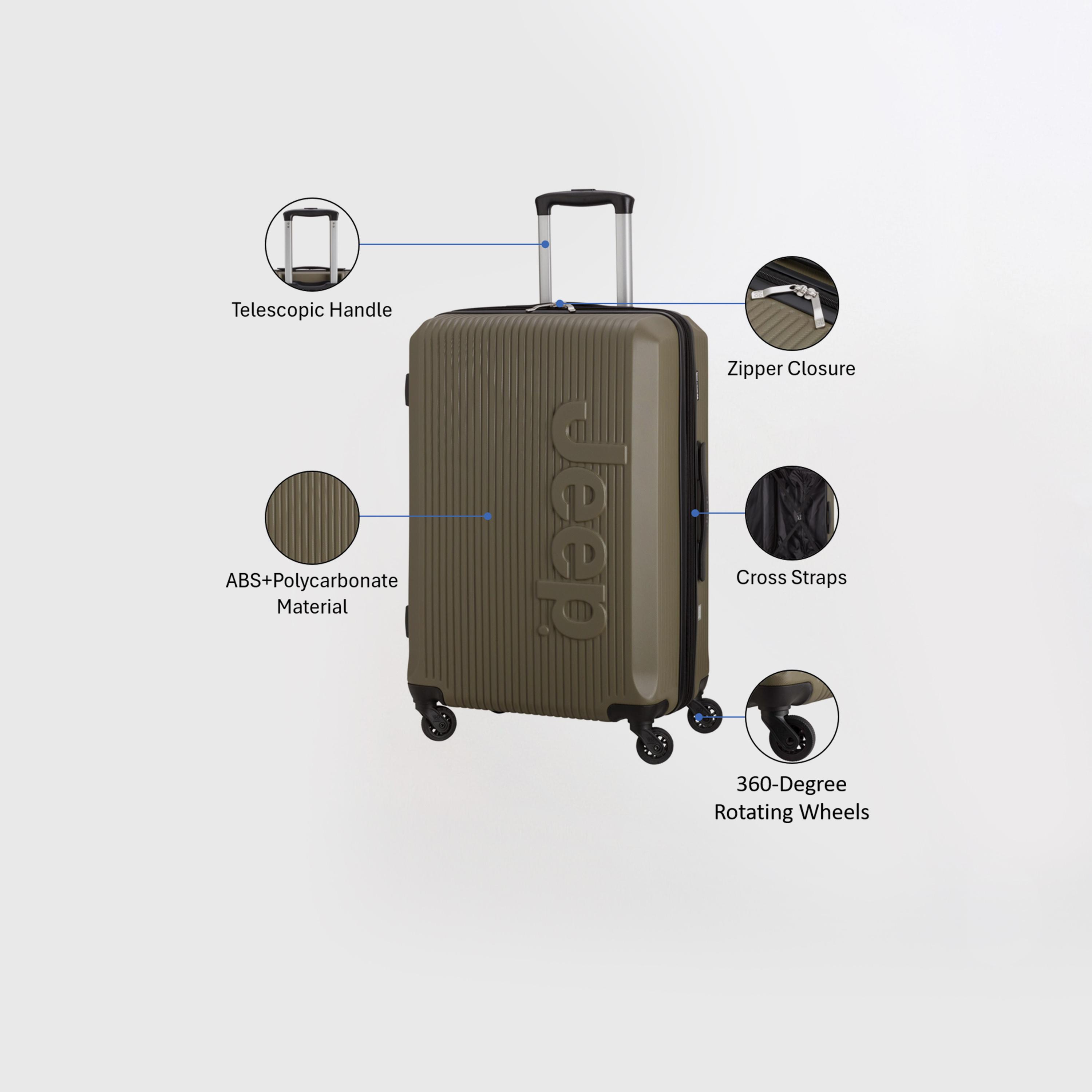 كابريسا - شنطة متروبوليس جيب متوسطة   أربع عجلات دوارة 67 سم-travel-luggagesandbags-luggage-image-3