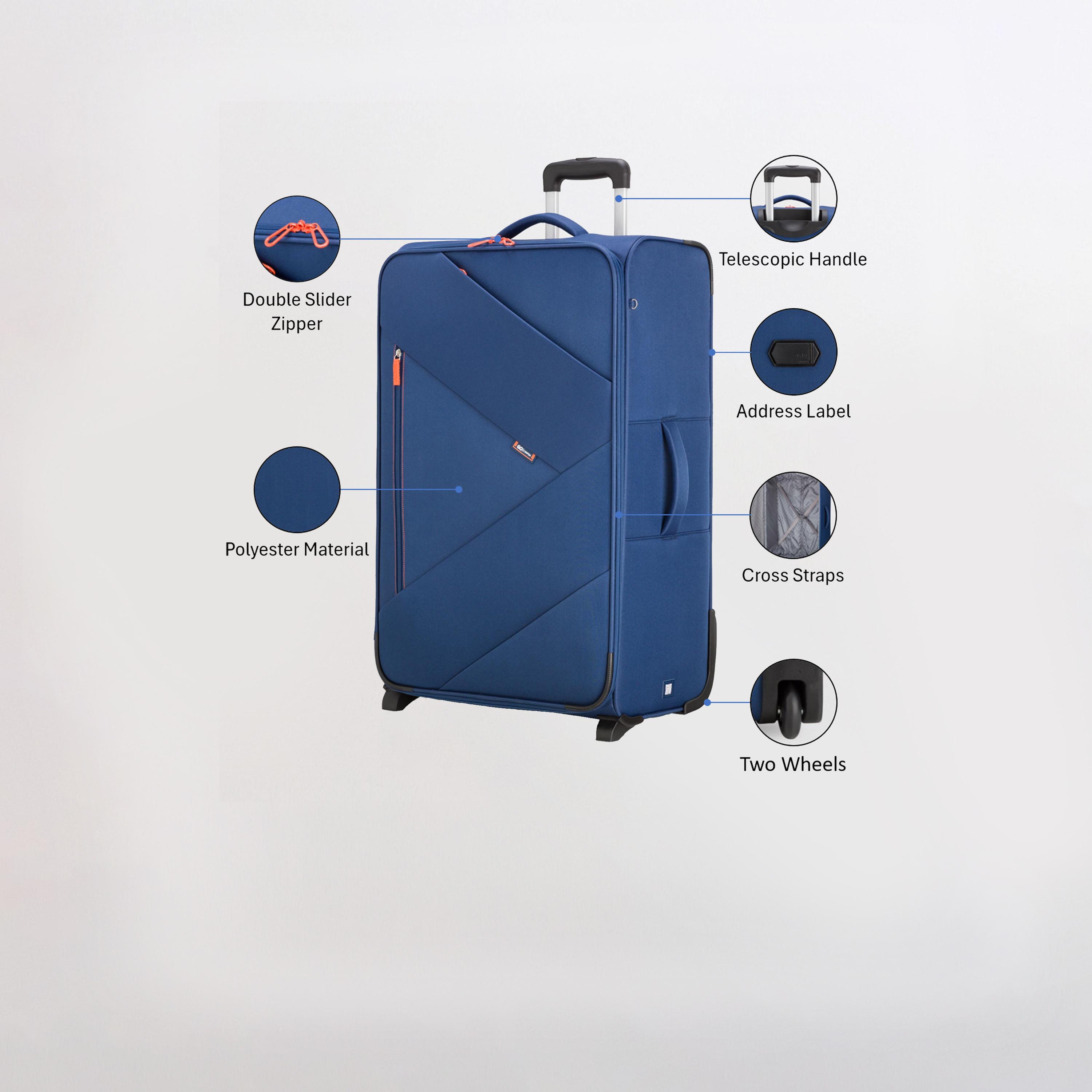 كابريسا - شنطة كبيرة جاونتر جو أربع عجلات دوارة 71 سم-travel-luggagesandbags-luggage-image-11