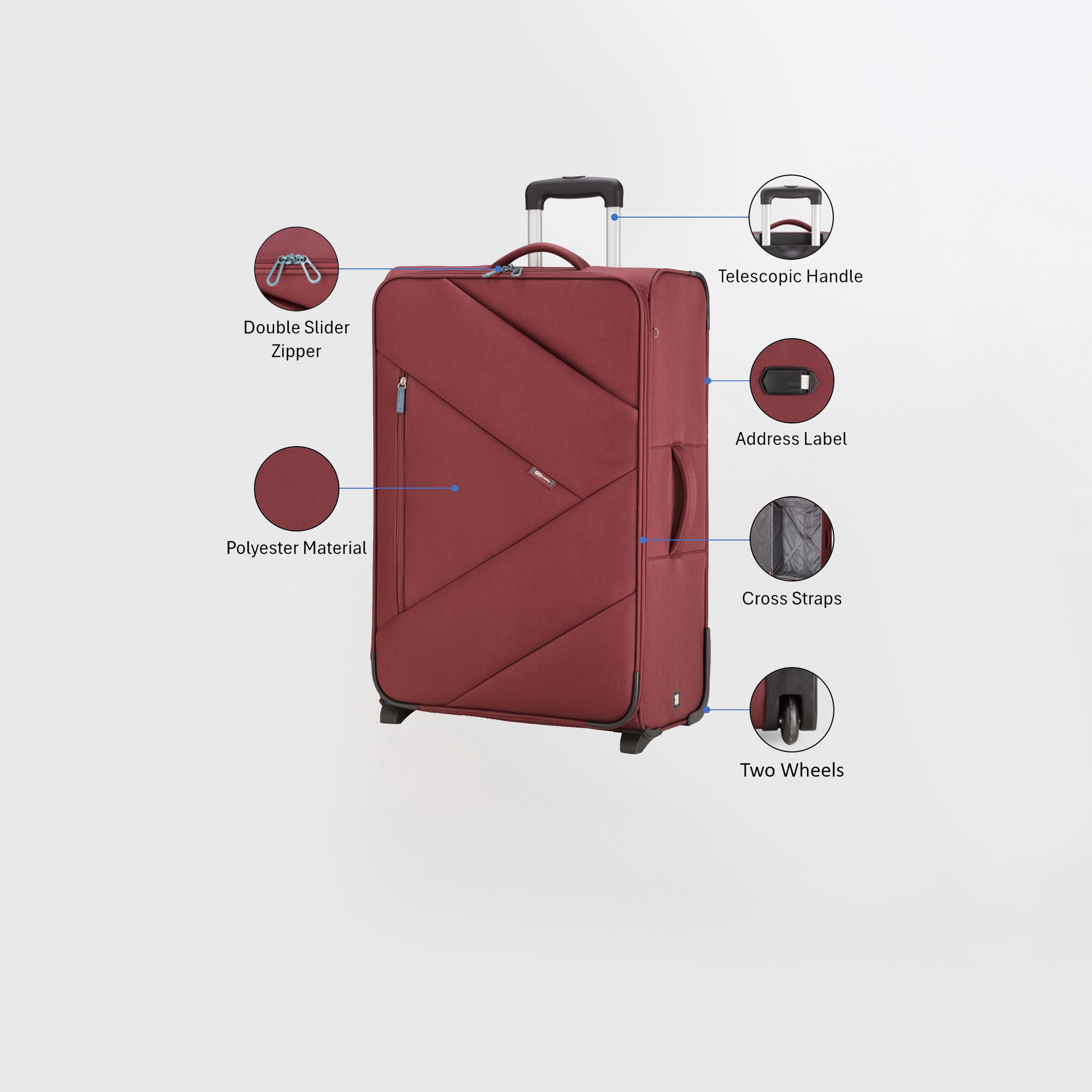 كابريسا - شنطة كبيرة جاونتر جو أربع عجلات دوارة 71 سم-travel-luggagesandbags-luggage-image-19