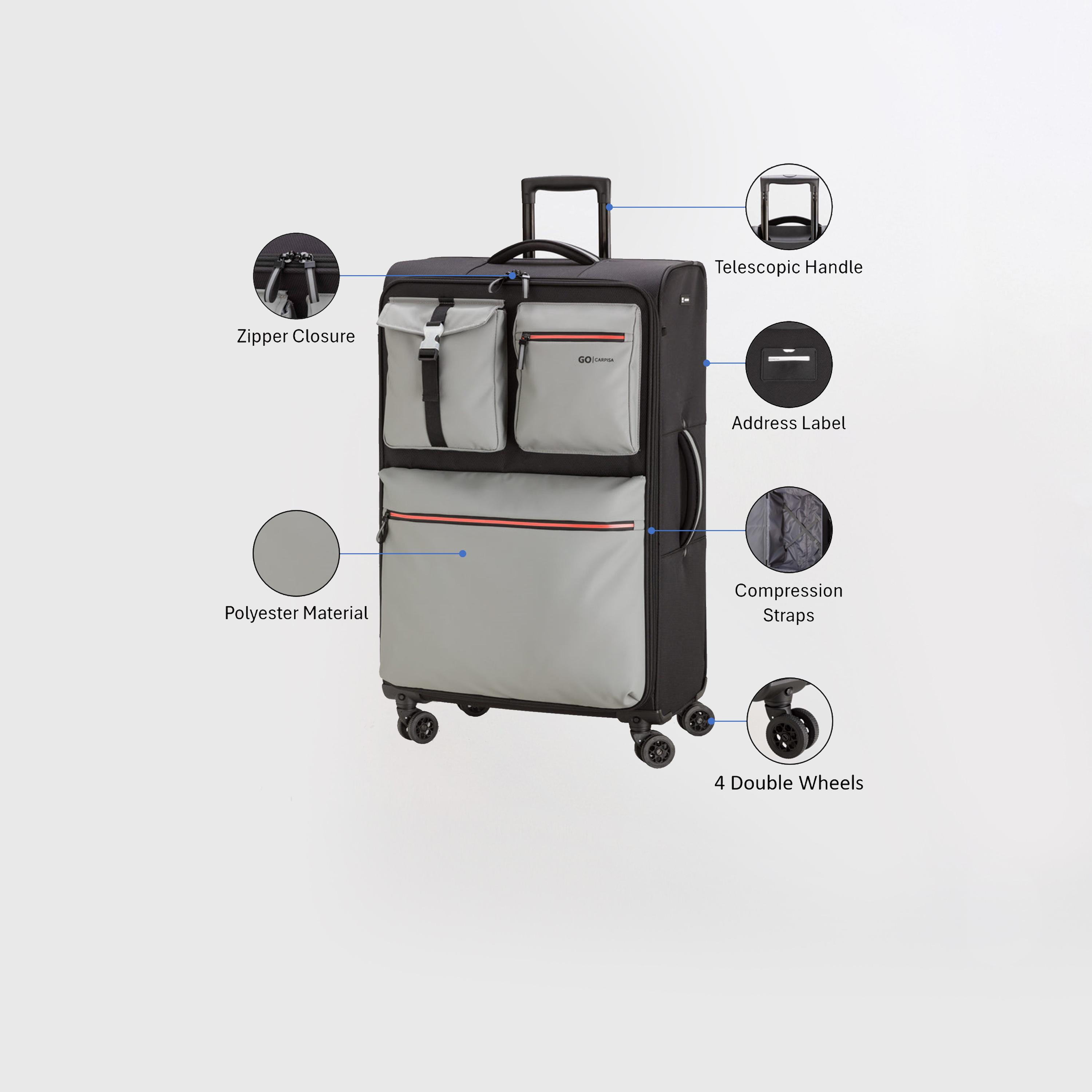 Carpisa Aircrew 78 CM Large 4-Wheeler Spinner Trolley Bag-travel-luggagesandbags-luggage-image-3