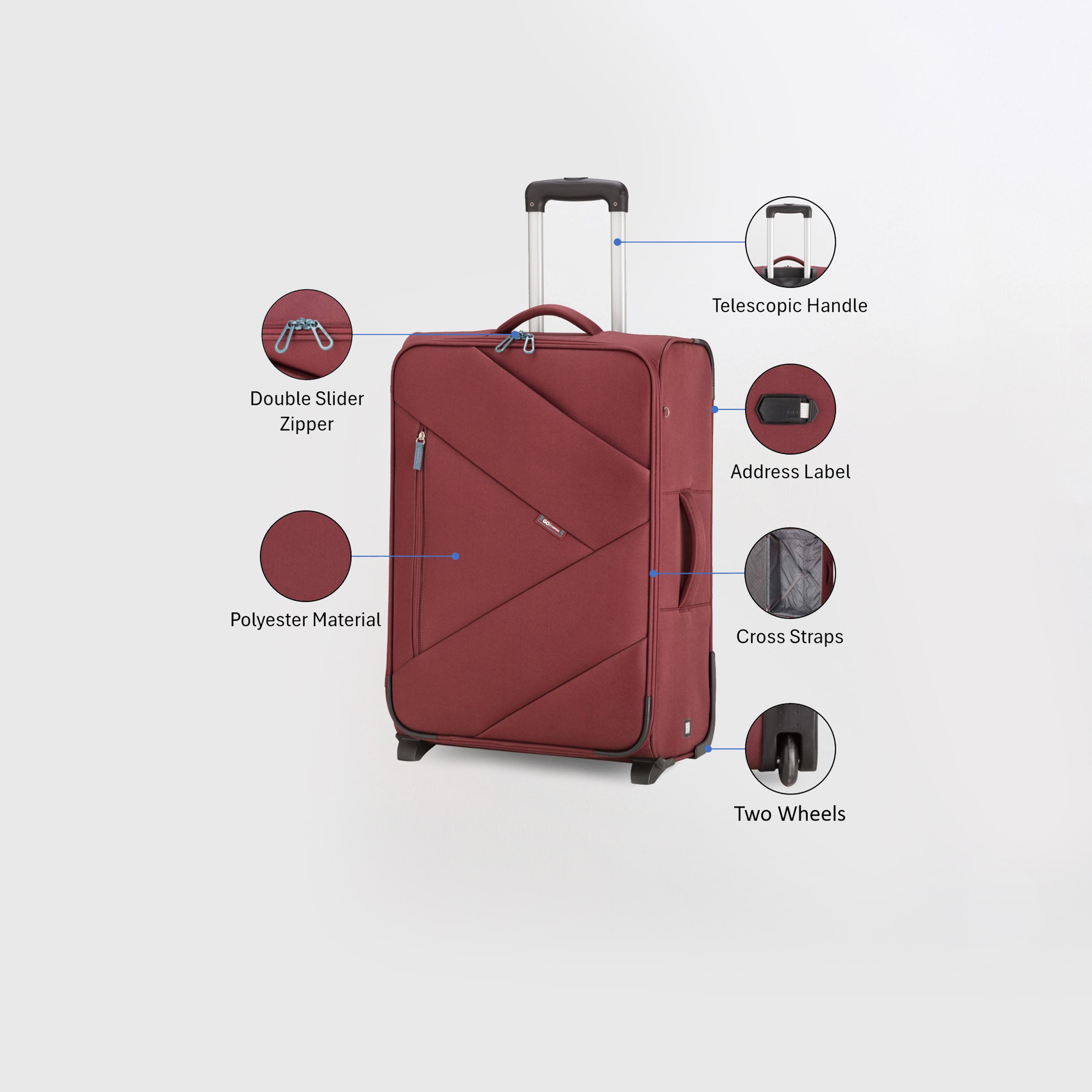 Carpisa Jaunter Go 62 CM Medium 4-Wheeler Spinner Trolley Bag-travel-luggagesandbags-luggage-image-19