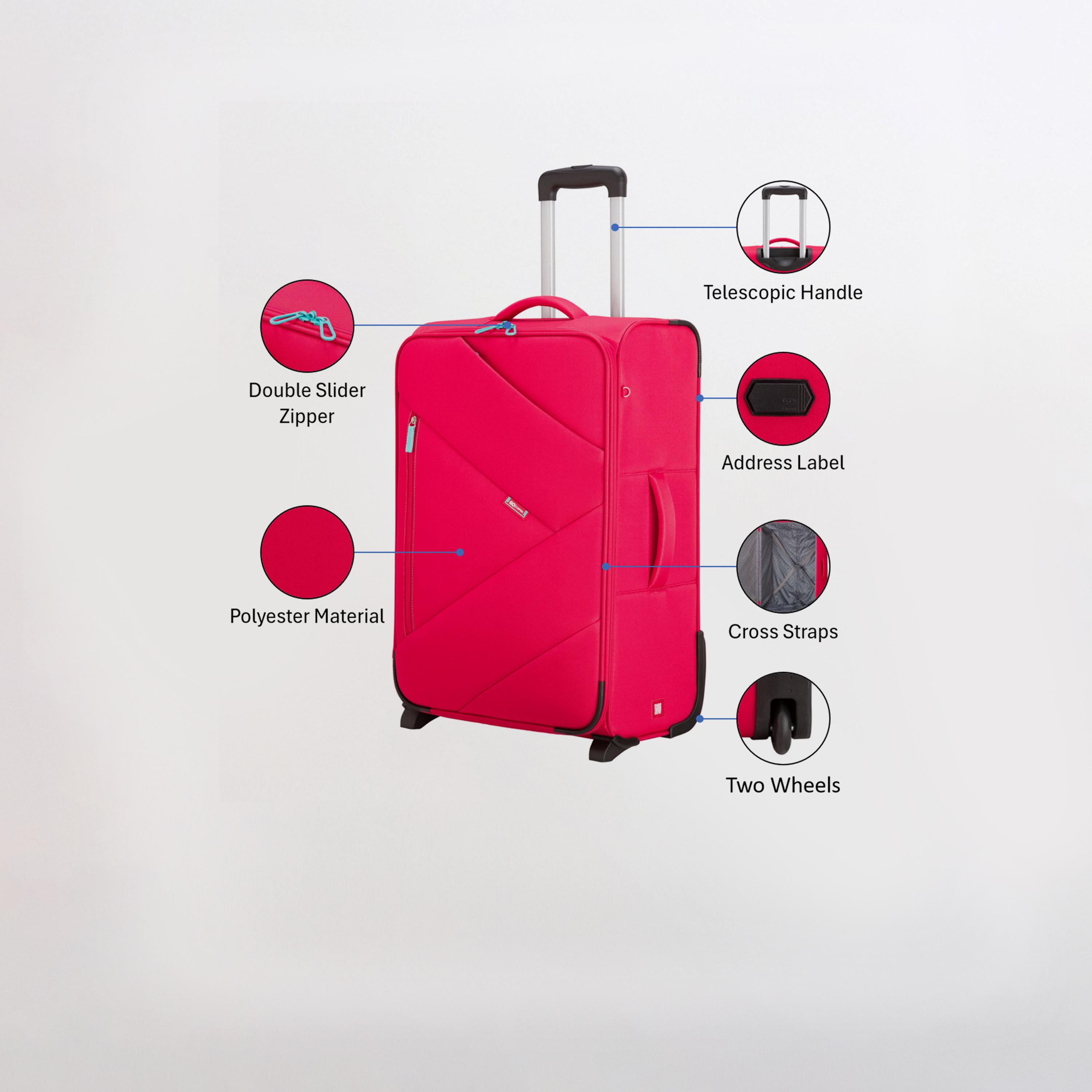 Carpisa Jaunter Go 62 CM Medium 4-Wheeler Spinner Trolley Bag-travel-luggagesandbags-luggage-image-35