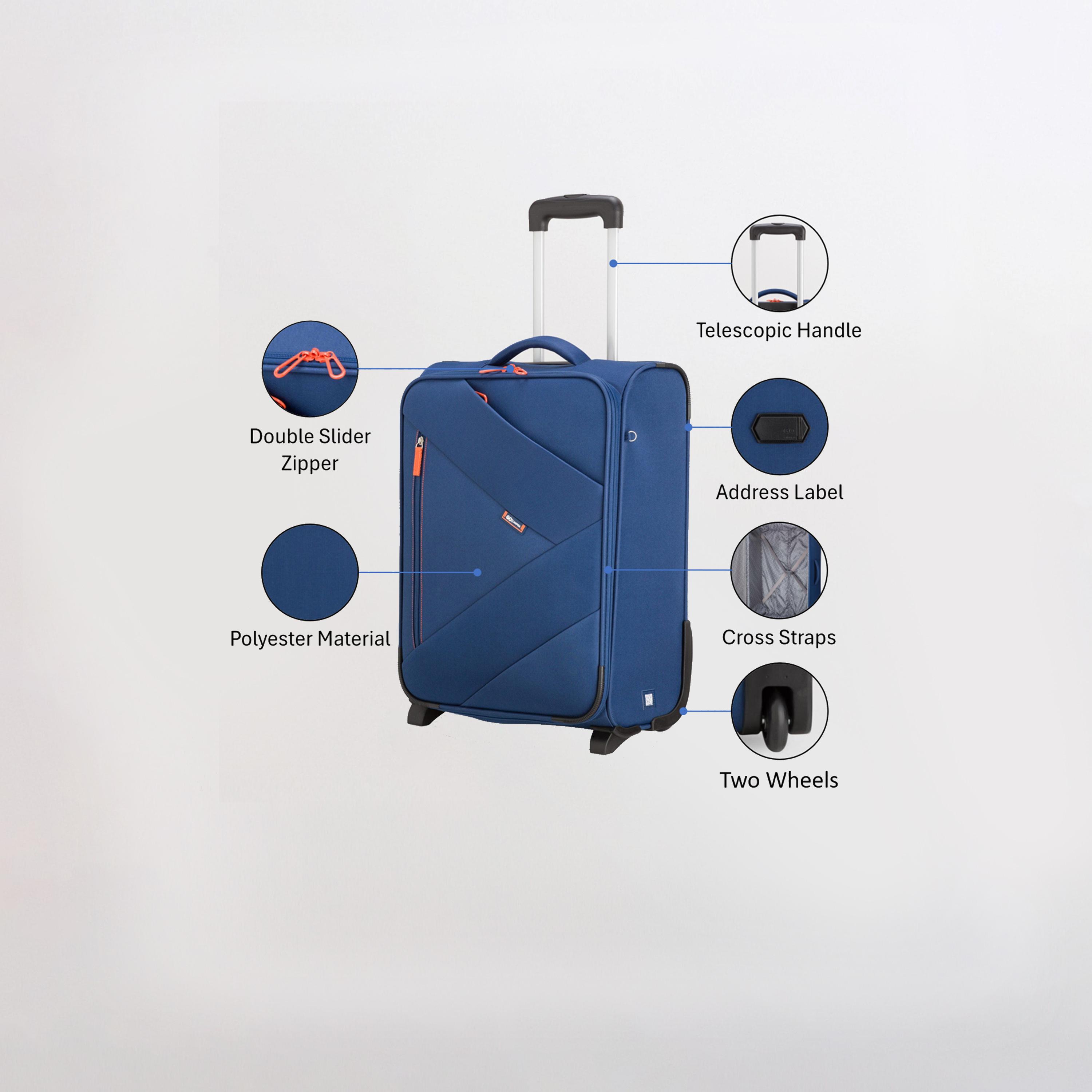 Carpisa Jaunter Go 55 CM Small Cabin 4-Wheeler Spinner Trolley Bag-travel-luggagesandbags-luggage-image-3