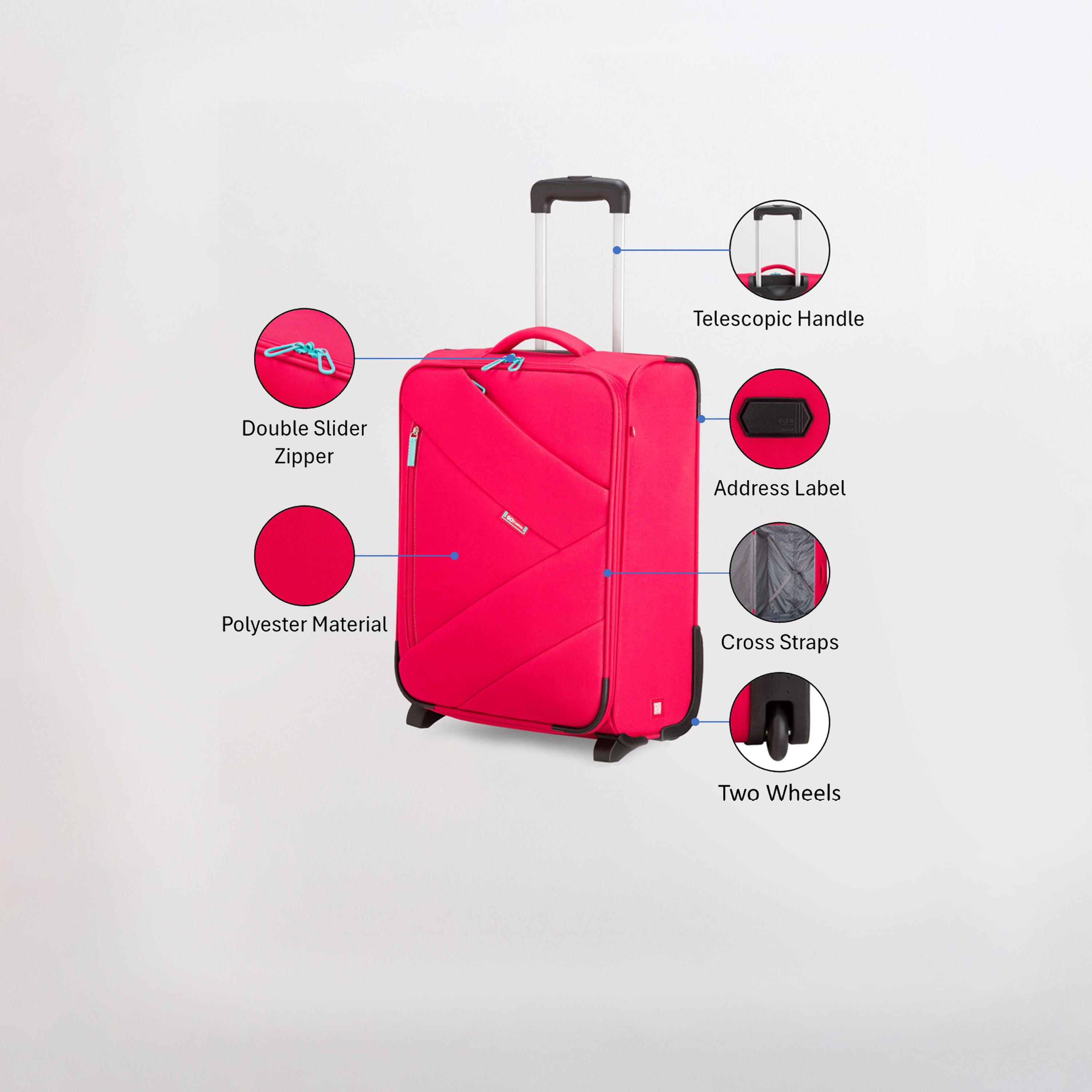 كابريسا - شنطة جاونتر غو صغيرة أربع عجلات دوارة 55 سم-travel-luggagesandbags-luggage-image-19