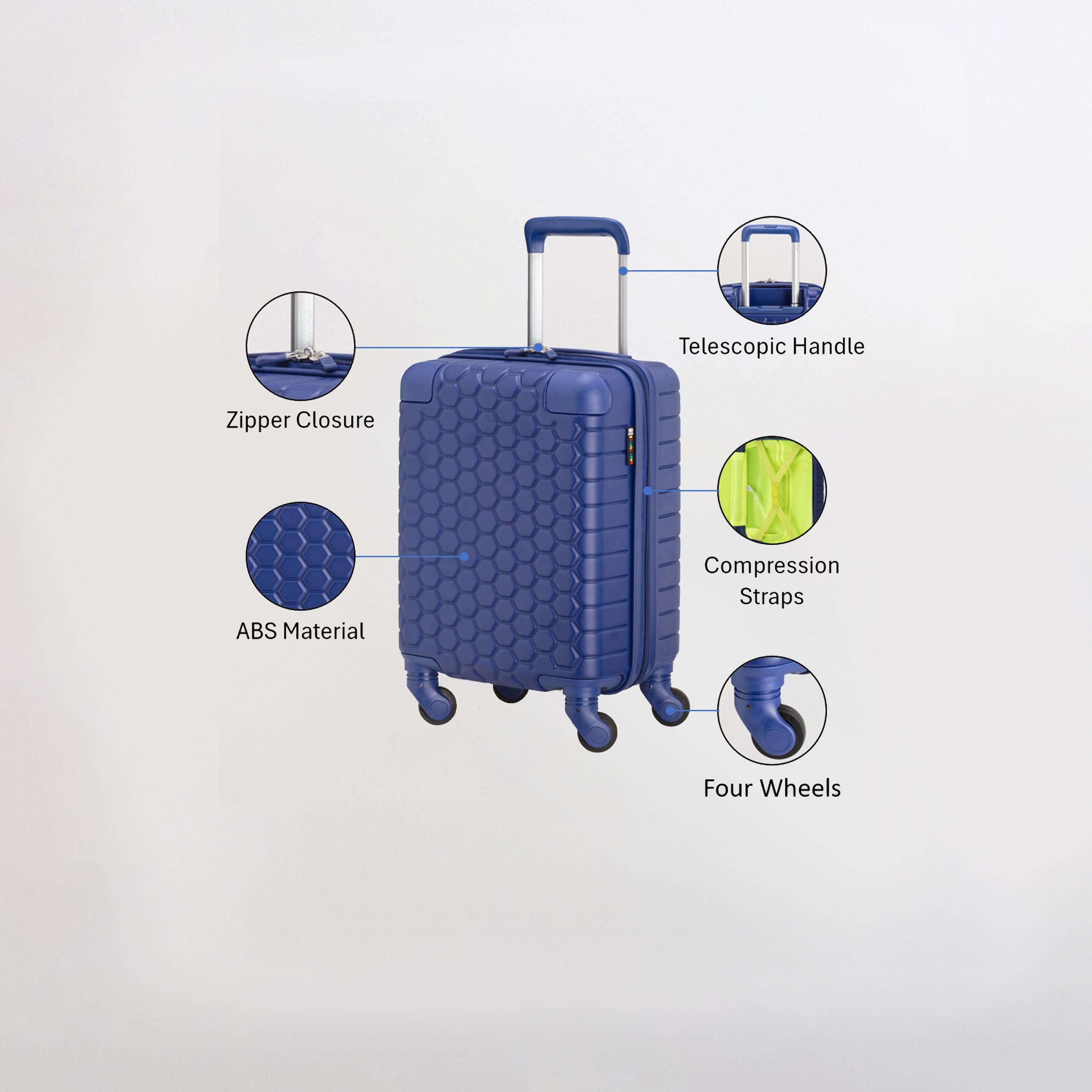 كابريسا - شنطة صغيرة جدًا أربع عجلات دوارة على شكل سلحفاة صغيرة 45 سم-travel-luggagesandbags-luggage-image-3