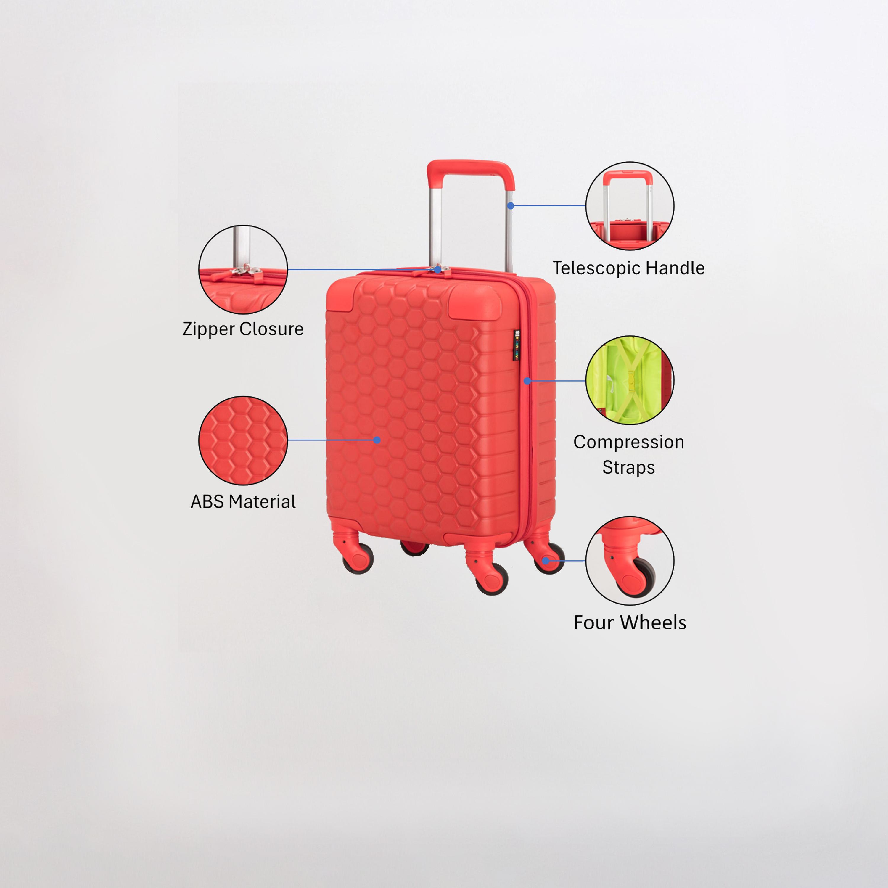 كابريسا - شنطة صغيرة جدًا أربع عجلات دوارة على شكل سلحفاة صغيرة 45 سم-travel-luggagesandbags-luggage-image-11