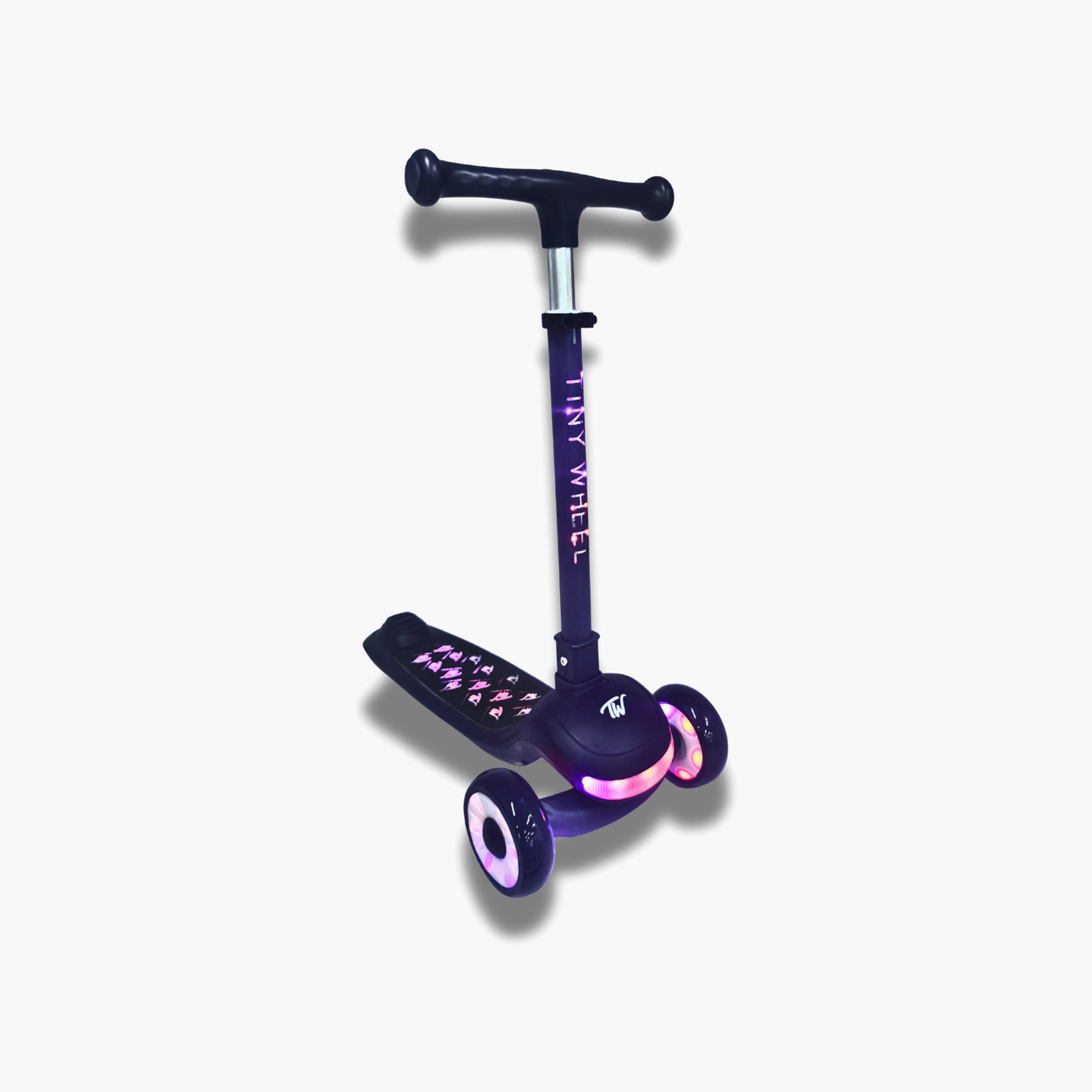 Tiny Wheels Light Up Scooter - Blue & Purple-toys-outdoor-scooters-image-1