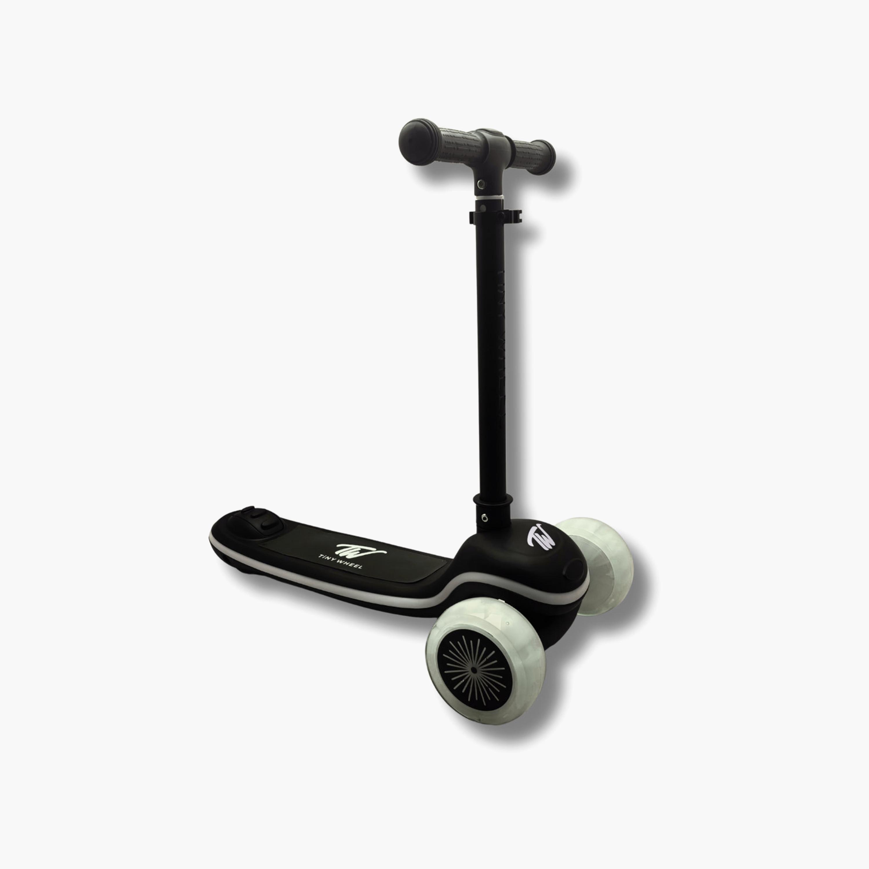 سكوتر مضيء من تايني وييلز - أسود-toys-outdoor-scooters-image-1