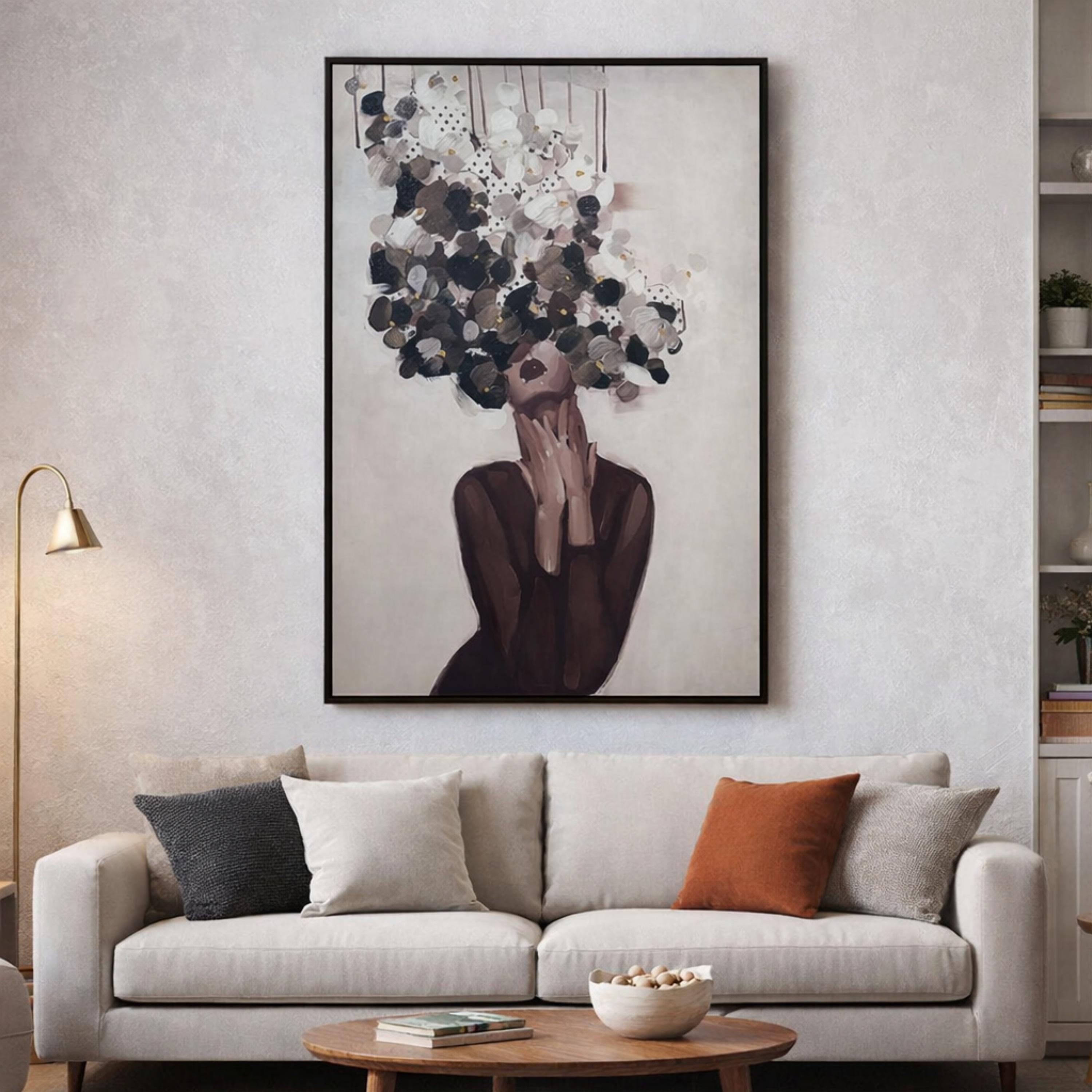 Abstract Floral Framed Wall Art-household-walldecorandmirrors-wallart-image-2