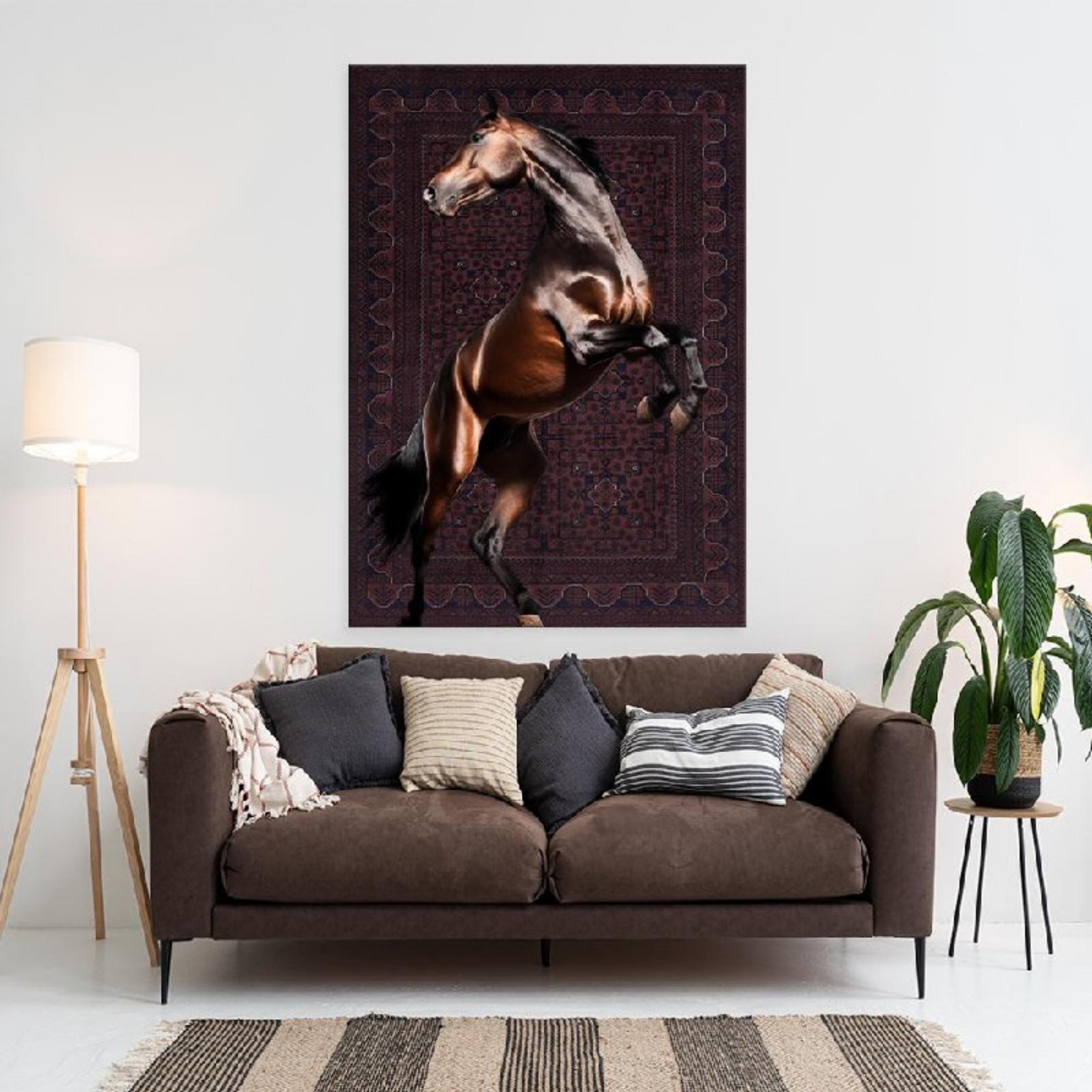 Galloping Horse Canvas Wall Art-household-walldecorandmirrors-wallart-image-3