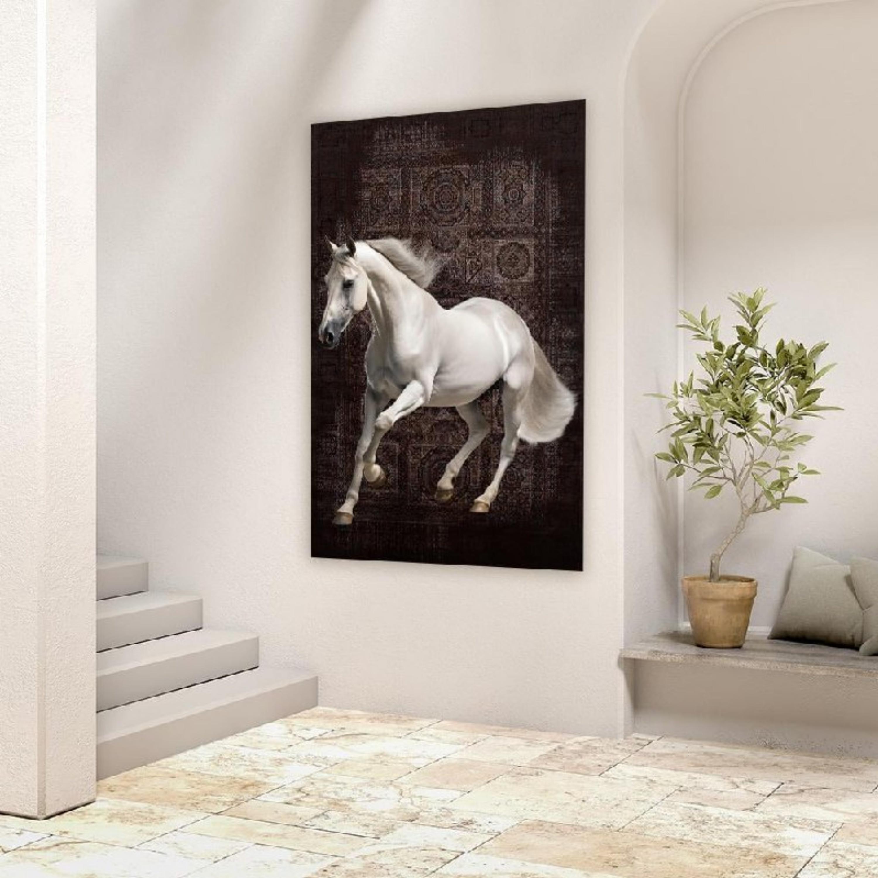 Framed Horse Canvas Wall Art-household-walldecorandmirrors-wallart-image-3