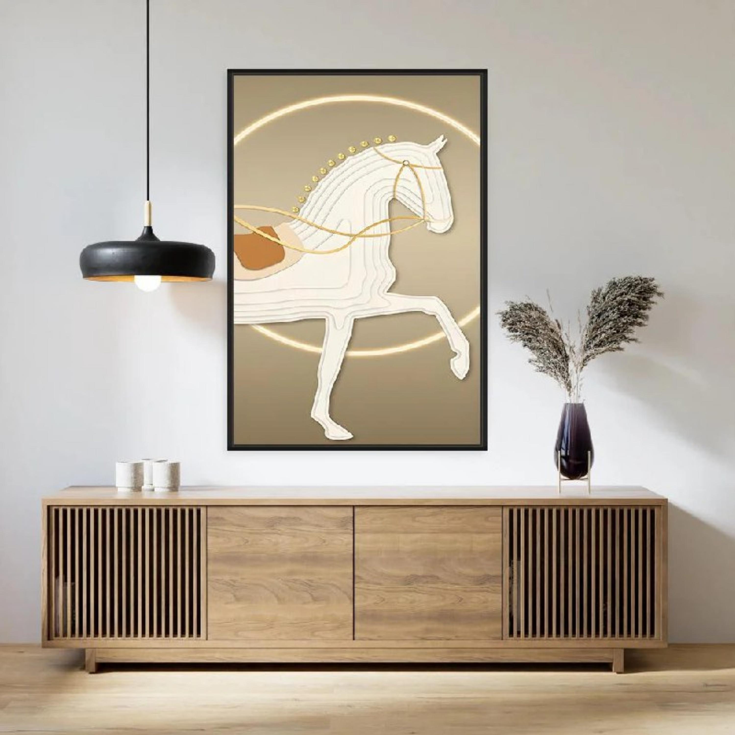 Abstract Horse Canvas Wall Art-household-walldecorandmirrors-wallart-image-3