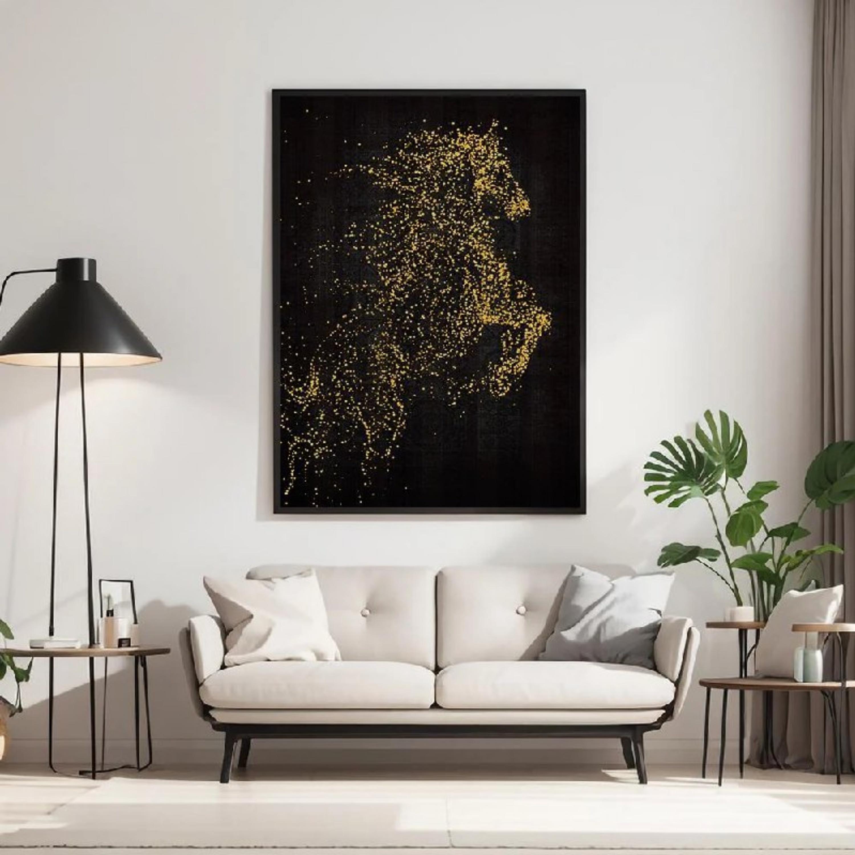 Abstract Horse Canvas Wall Art-household-walldecorandmirrors-wallart-image-1
