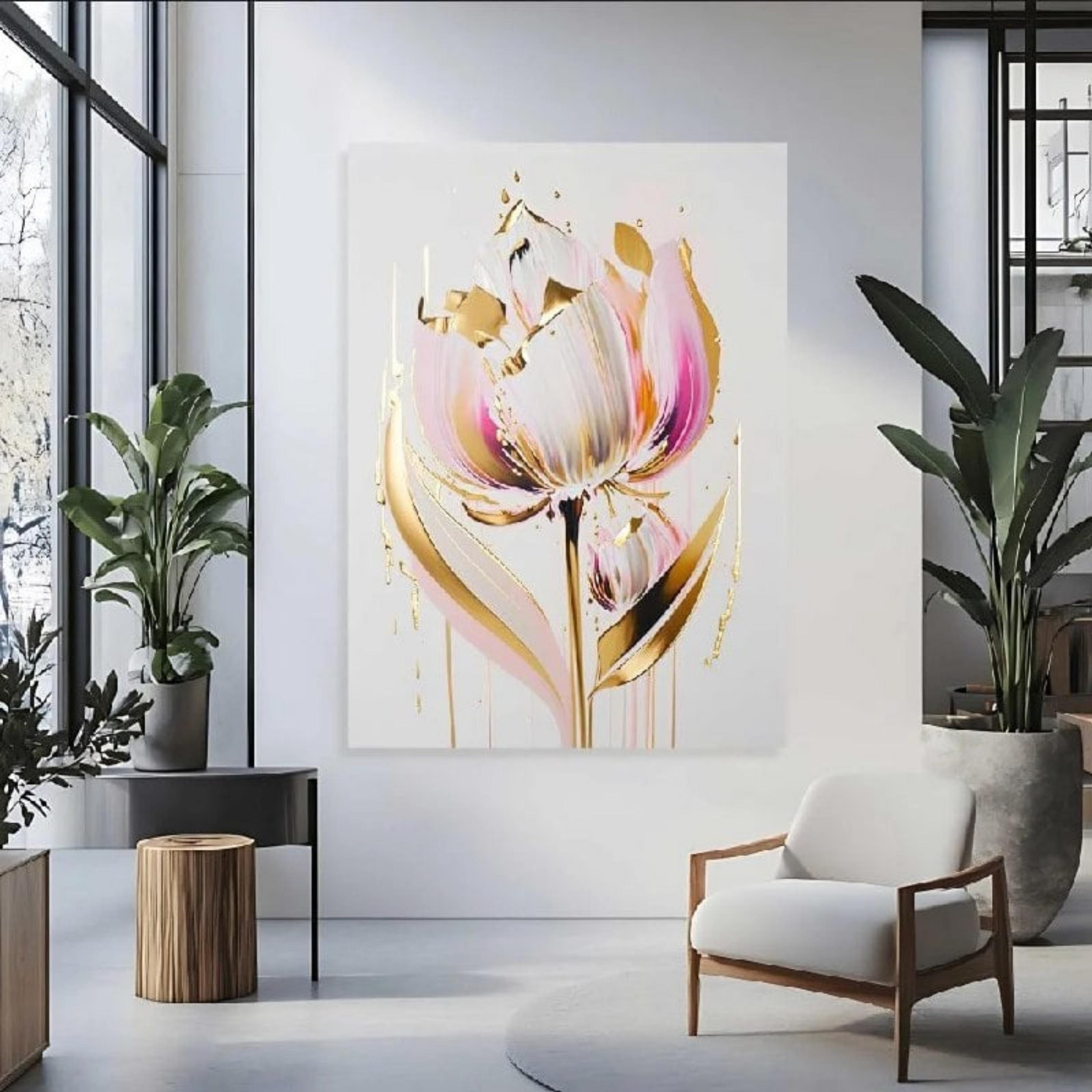 Abstract Floral Canvas Wall Art-household-walldecorandmirrors-wallart-image-1