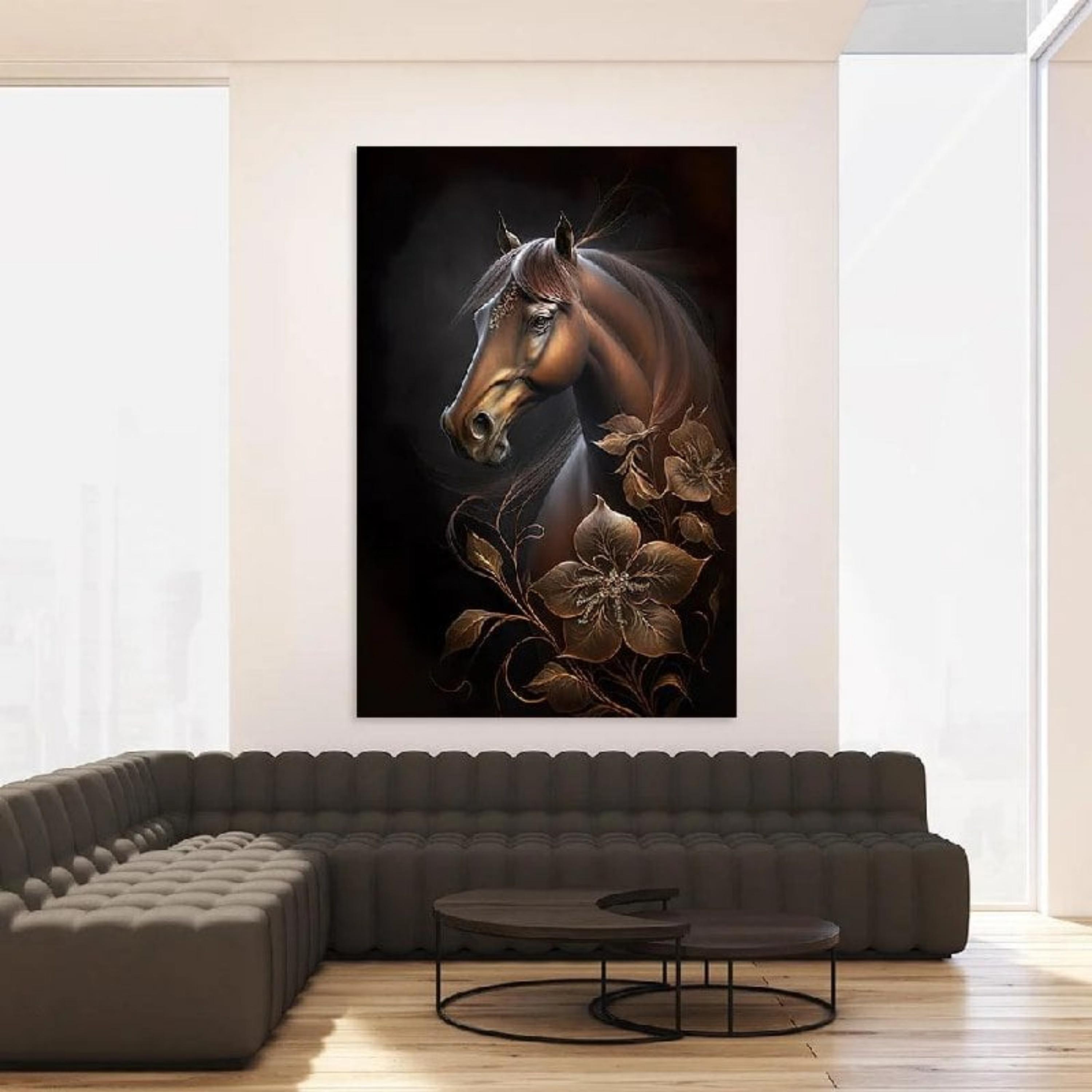 Equestrian Floral Wall Art-household-walldecorandmirrors-wallart-image-2