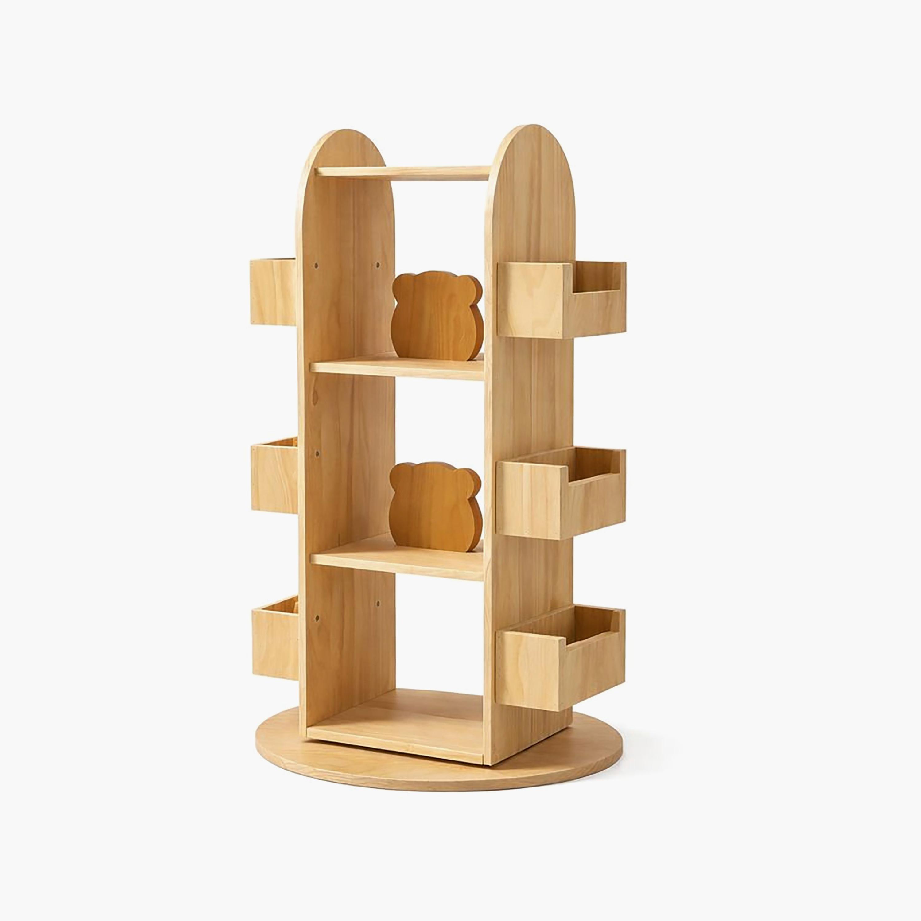 Woody Buddy 360 Degree Rotating Bookshelf-baby-nursery-furniture-wardrobesandstorage-image-3