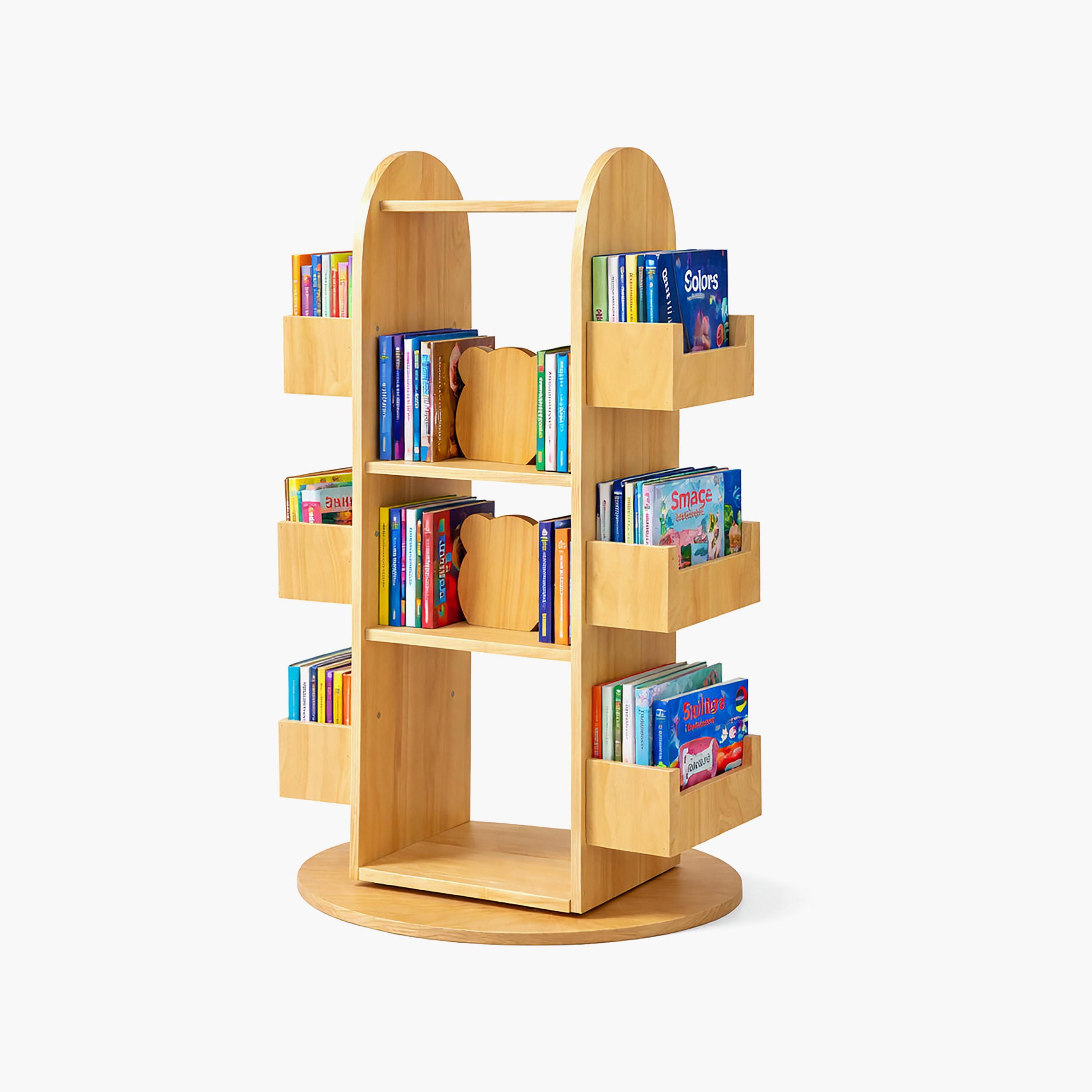 Woody Buddy 360 Degree Rotating Bookshelf-baby-nursery-furniture-wardrobesandstorage-image-5