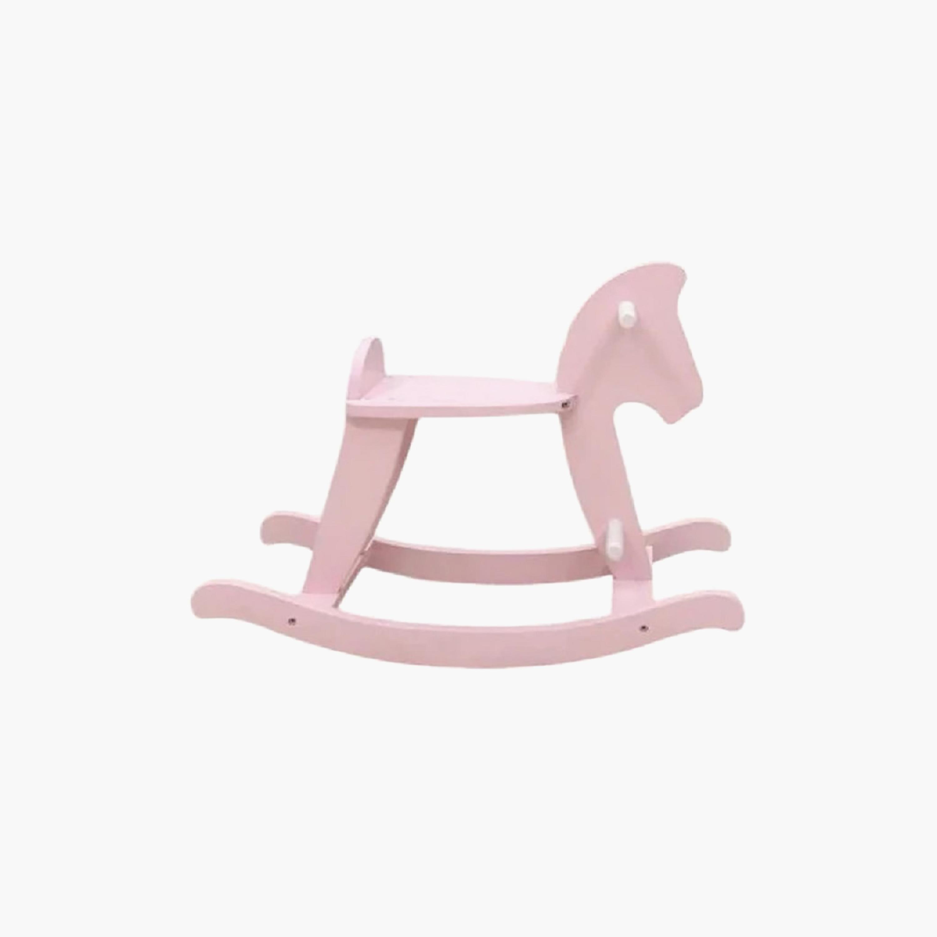 حصان هزاز خشبي للأطفال - وردي من وودي بادي-toys-outdoor-bikesandrideons-manualrideons-image-10