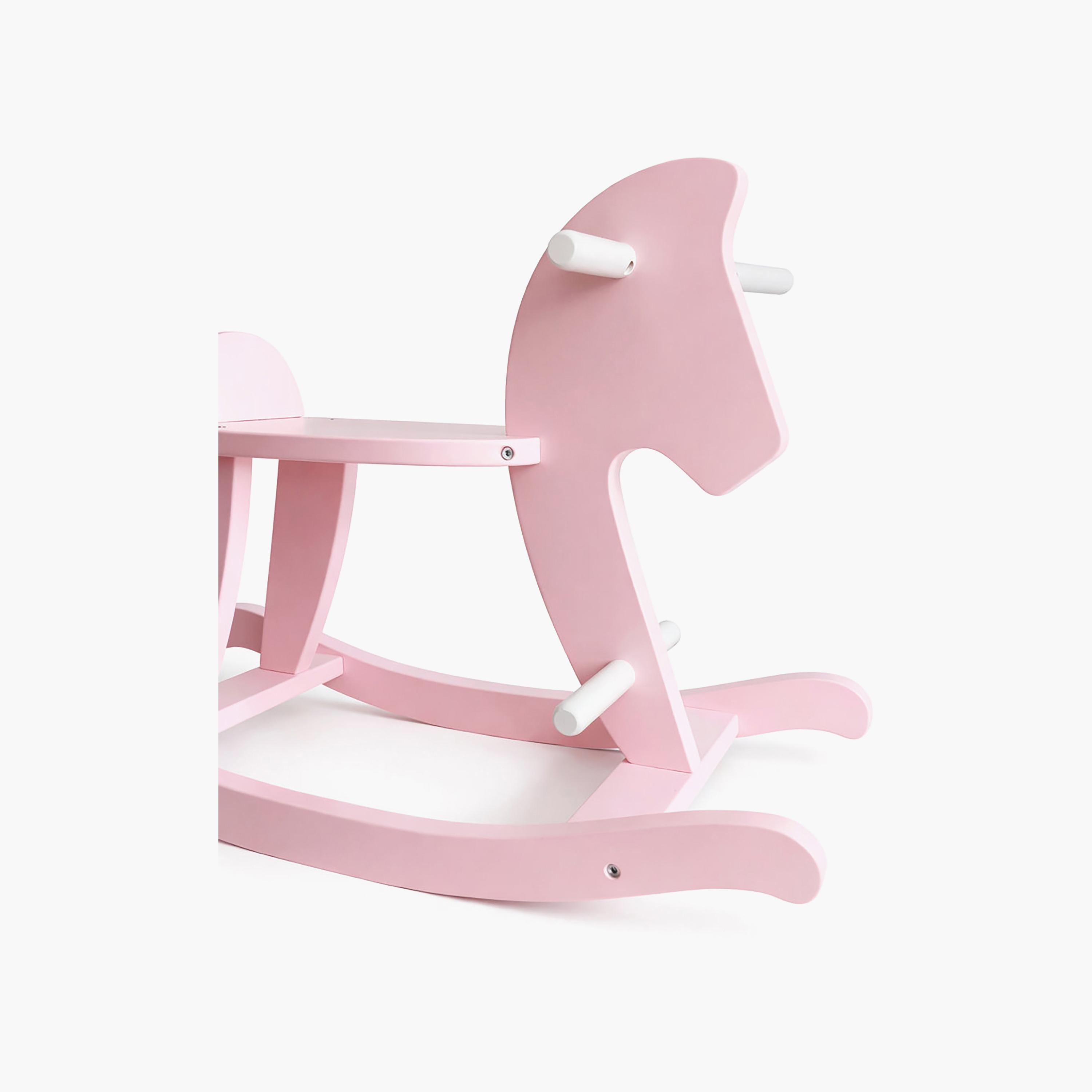 حصان هزاز خشبي للأطفال - وردي من وودي بادي-toys-outdoor-bikesandrideons-manualrideons-image-7