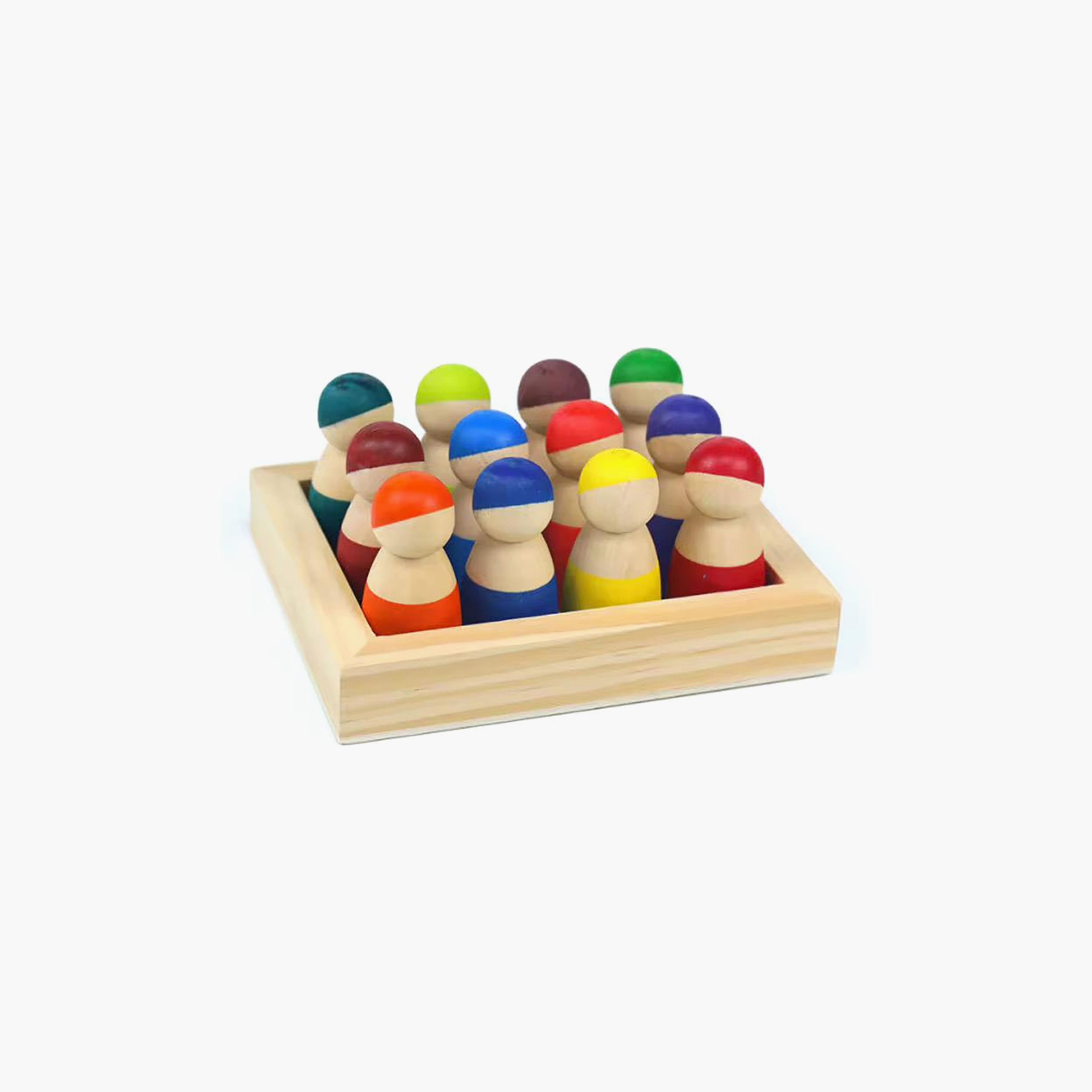 طقم دمى وتدية خشبية كلاسيكية من وودي بادي-toys-dollsandplaysets-dolls-image-1