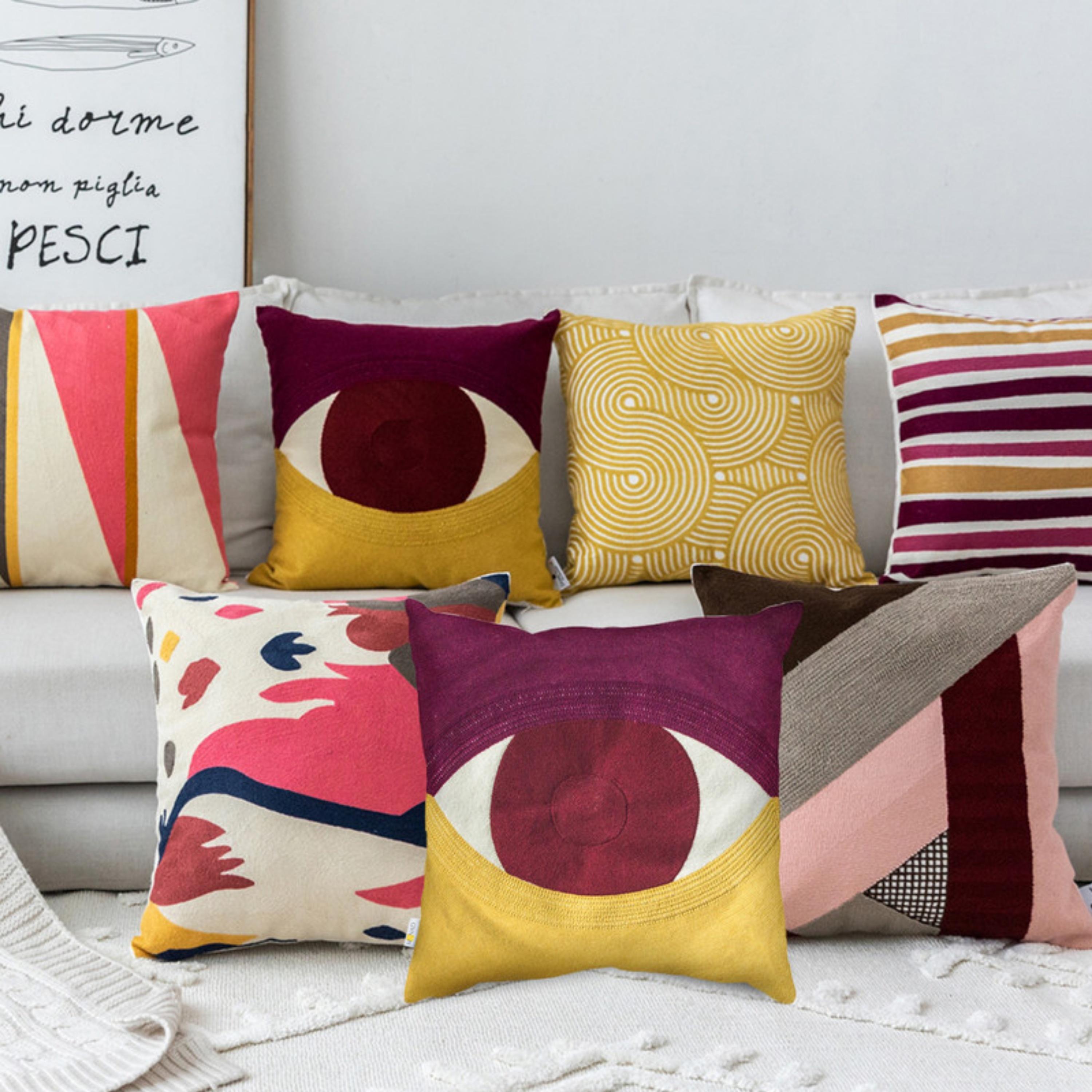طقم غطاء وسادة بنمط الريش-household-cushionsandthrows-cushioncovers-image-263