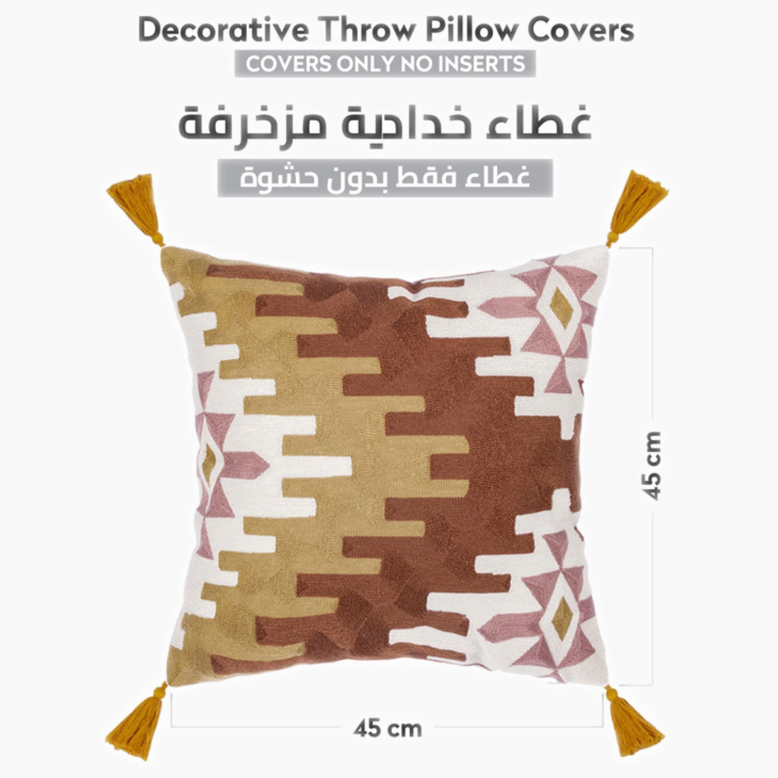 طقم غطاء وسادة بنمط الريش-household-cushionsandthrows-cushioncovers-image-152