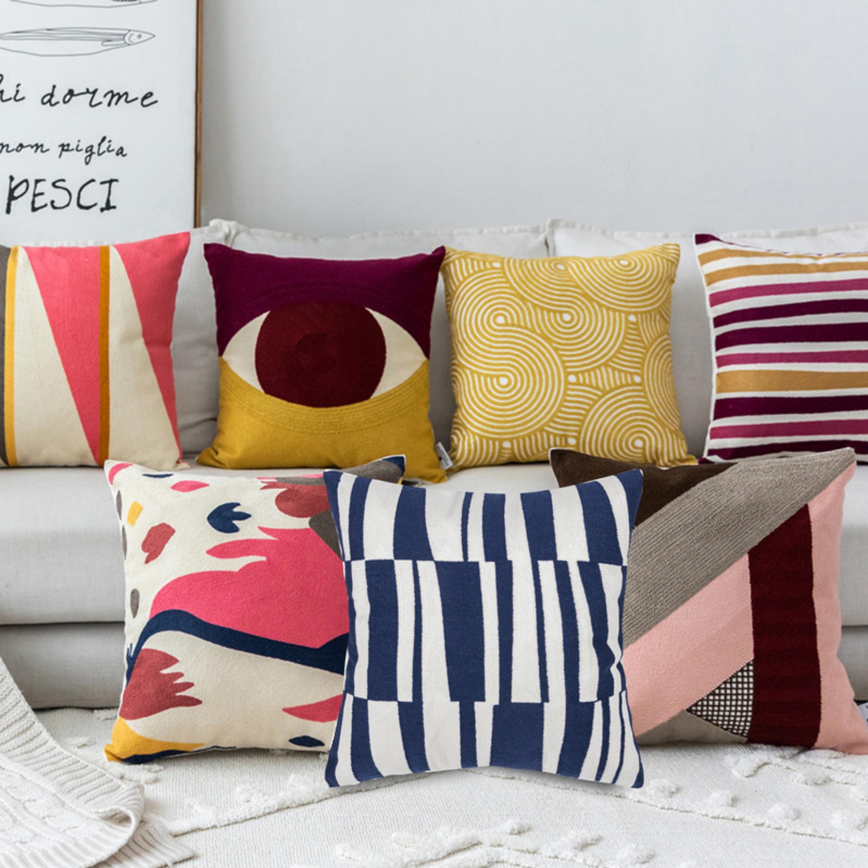 طقم غطاء وسادة بنمط الريش-household-cushionsandthrows-cushioncovers-image-146